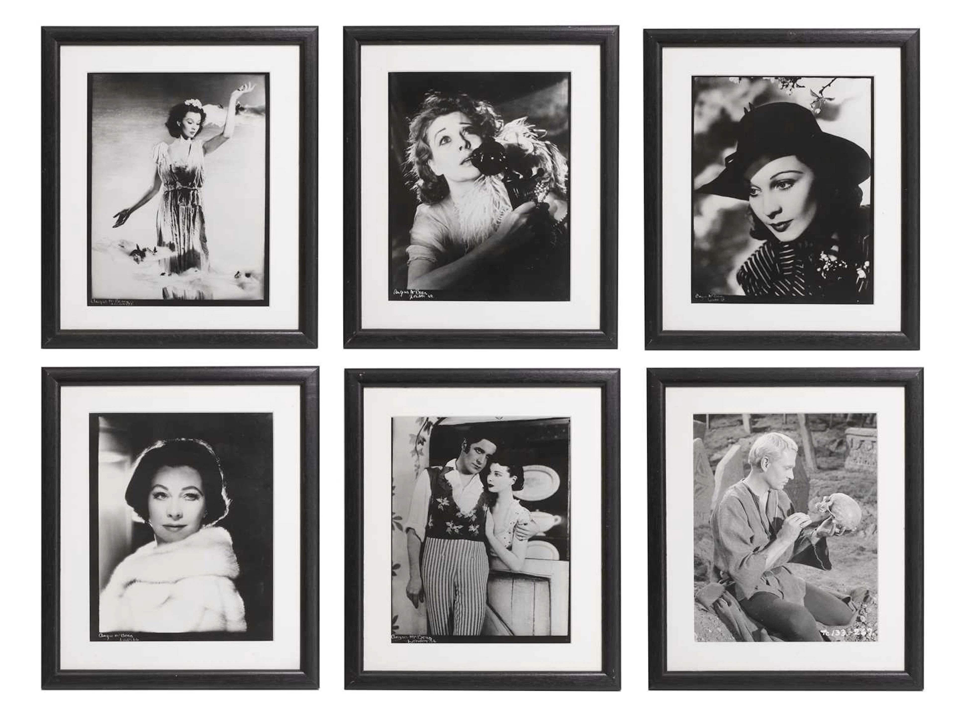 Angus McBean (British, 1904-1990) a collection of six 'Theatre Icons' prints