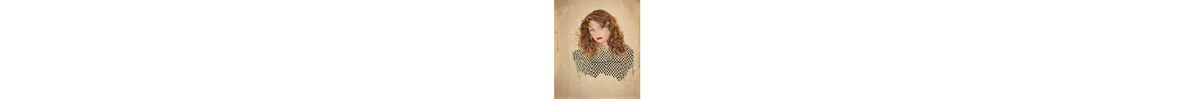 ▲ Edward Bell (British, b.1950) 'Rowena, Checks'