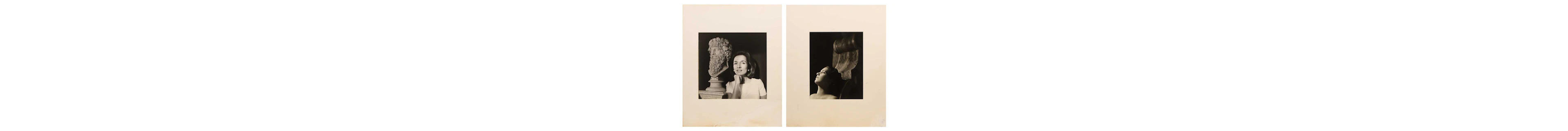 Cecil Beaton (British, 1904-1980) Two photographs