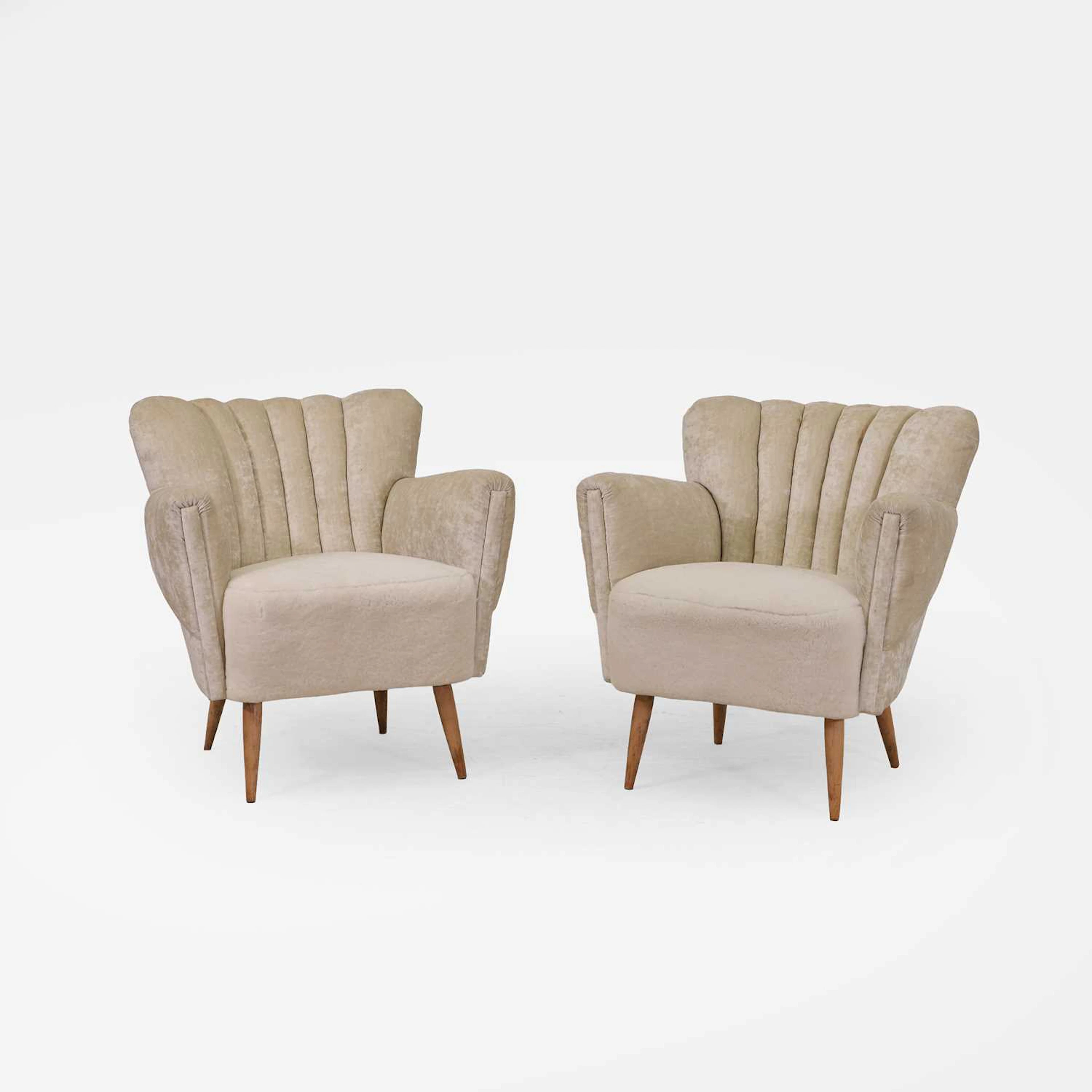 1950s a pair of armchairs