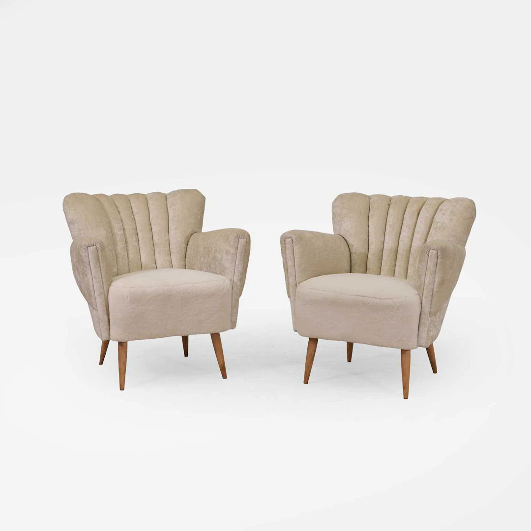 1950s a pair of armchairs