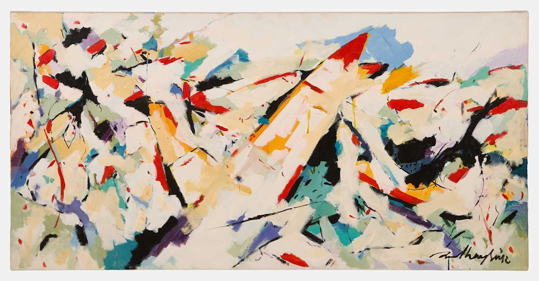 Sudhangsu Bandyopadhyay (Indian, b.1949) Untitled (Abstraction)