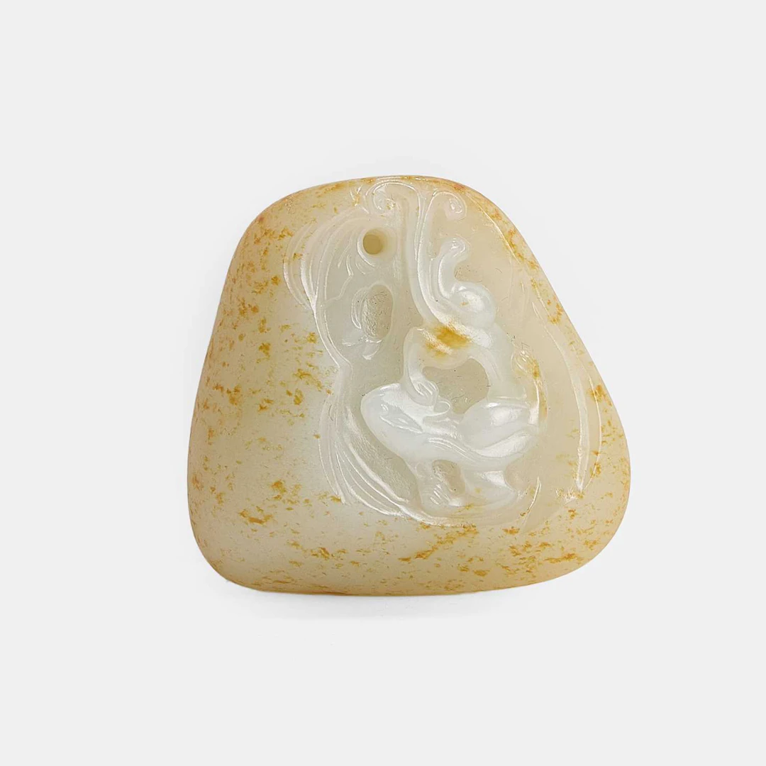 A Chinese jade pendant Qing dynasty (1644-1911)