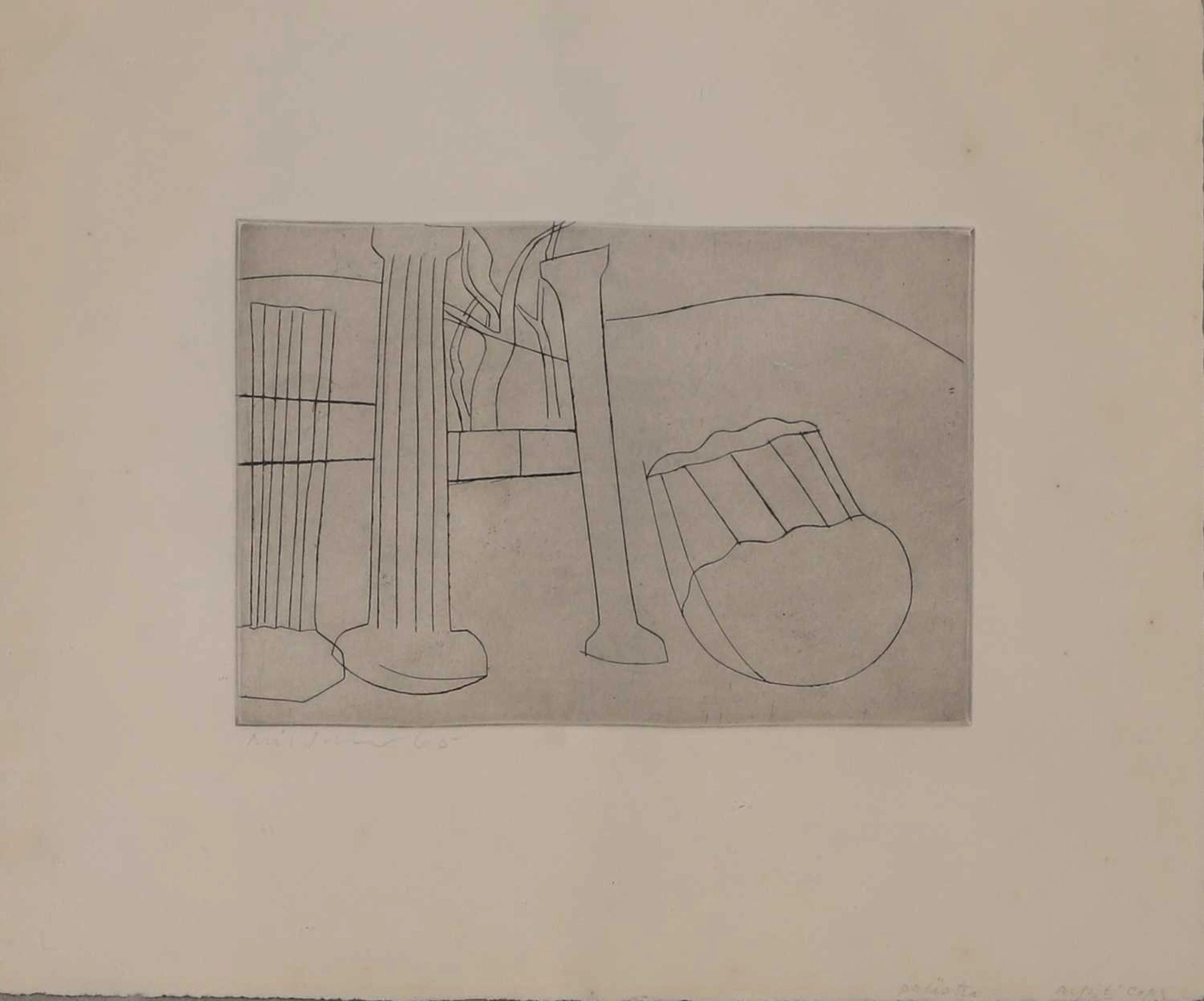 ▲ Ben Nicholson OM (British, 1894-1982) 'Palaestra'