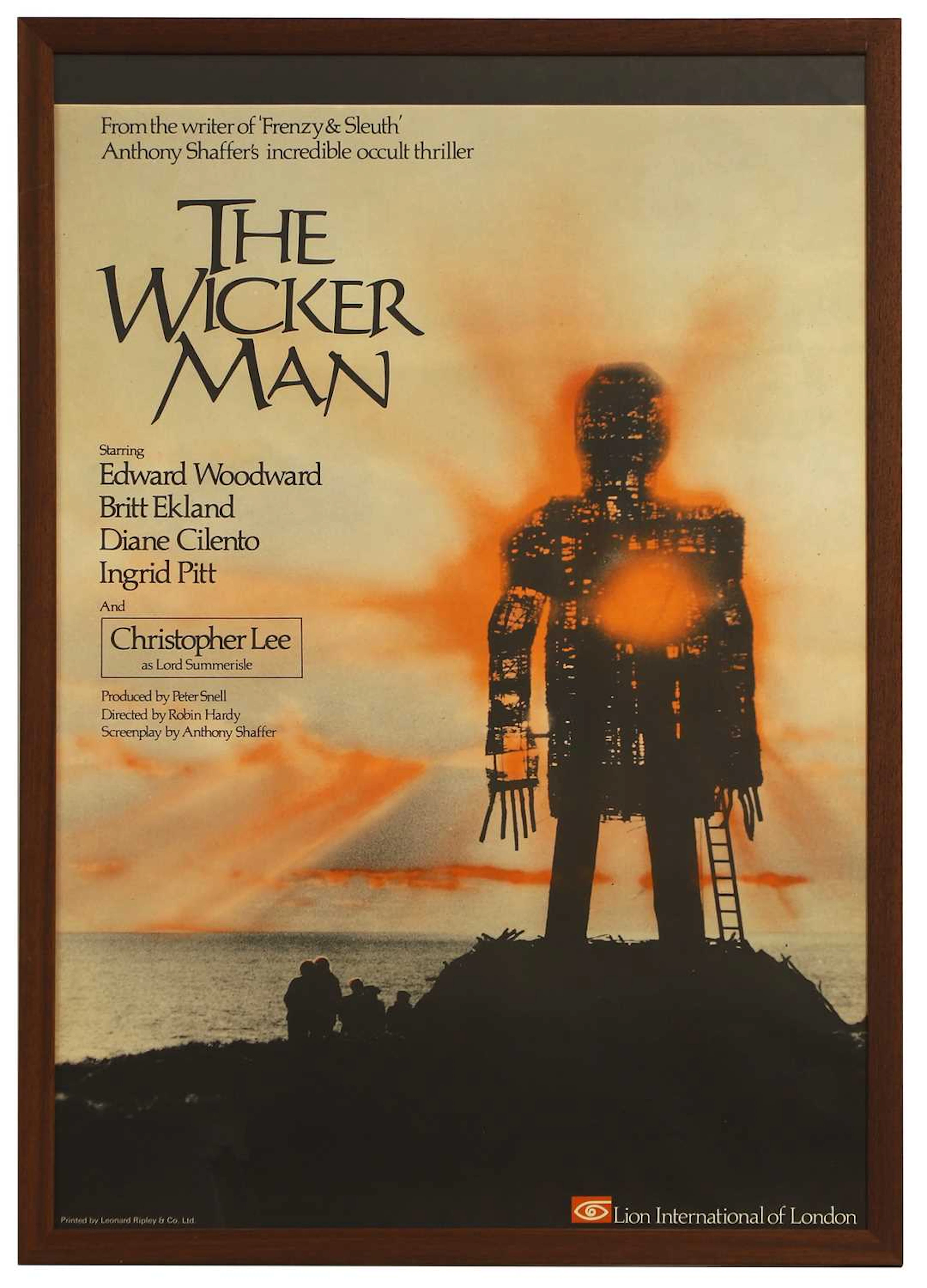'The Wicker Man' poster circa 1973