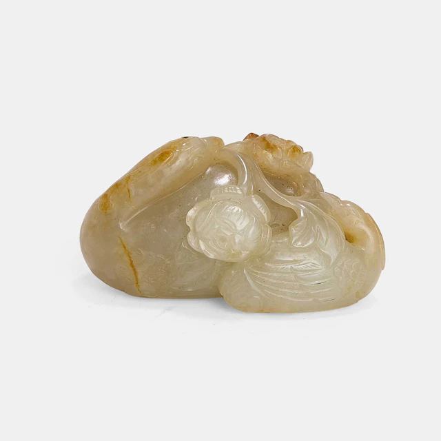 A Chinese jade carving Qing dynasty (1644-1911)