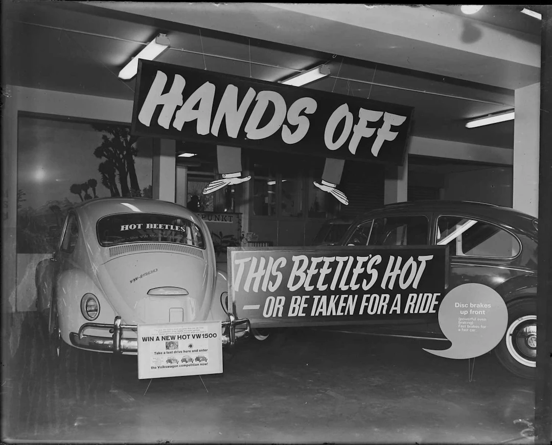 A selection of Volkswagen dealership images c1960s