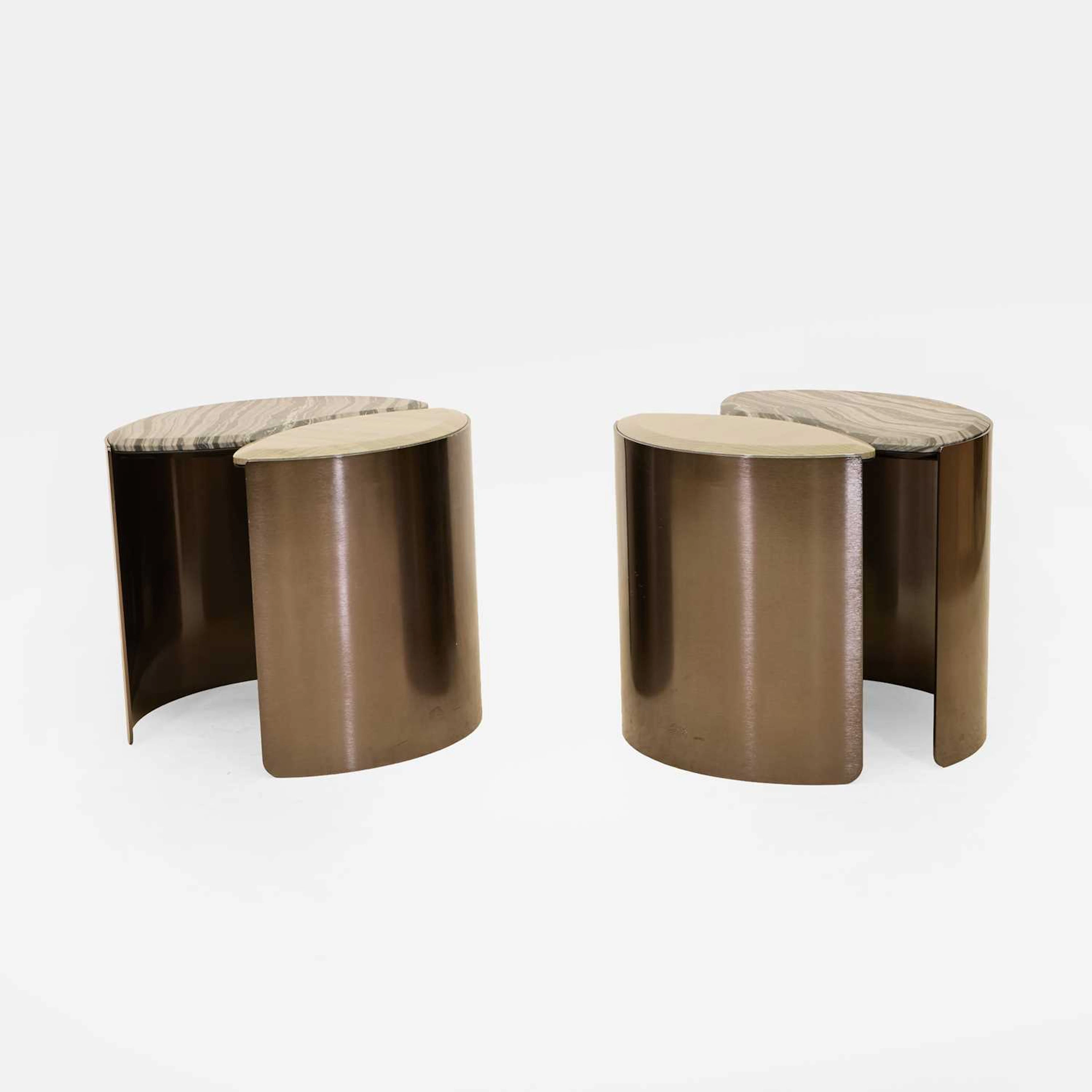 Giorgio Collection a pair of 'Mirage' side tables
