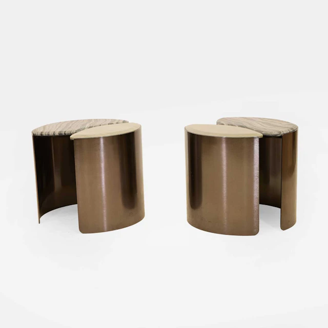 Giorgio Collection a pair of 'Mirage' side tables
