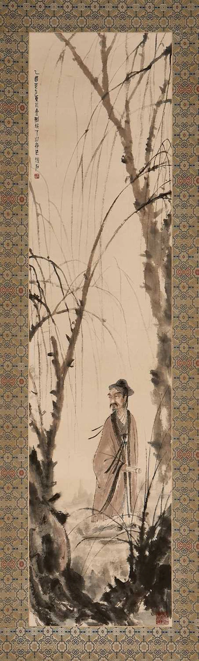 A Chinese gouache painting 20th century