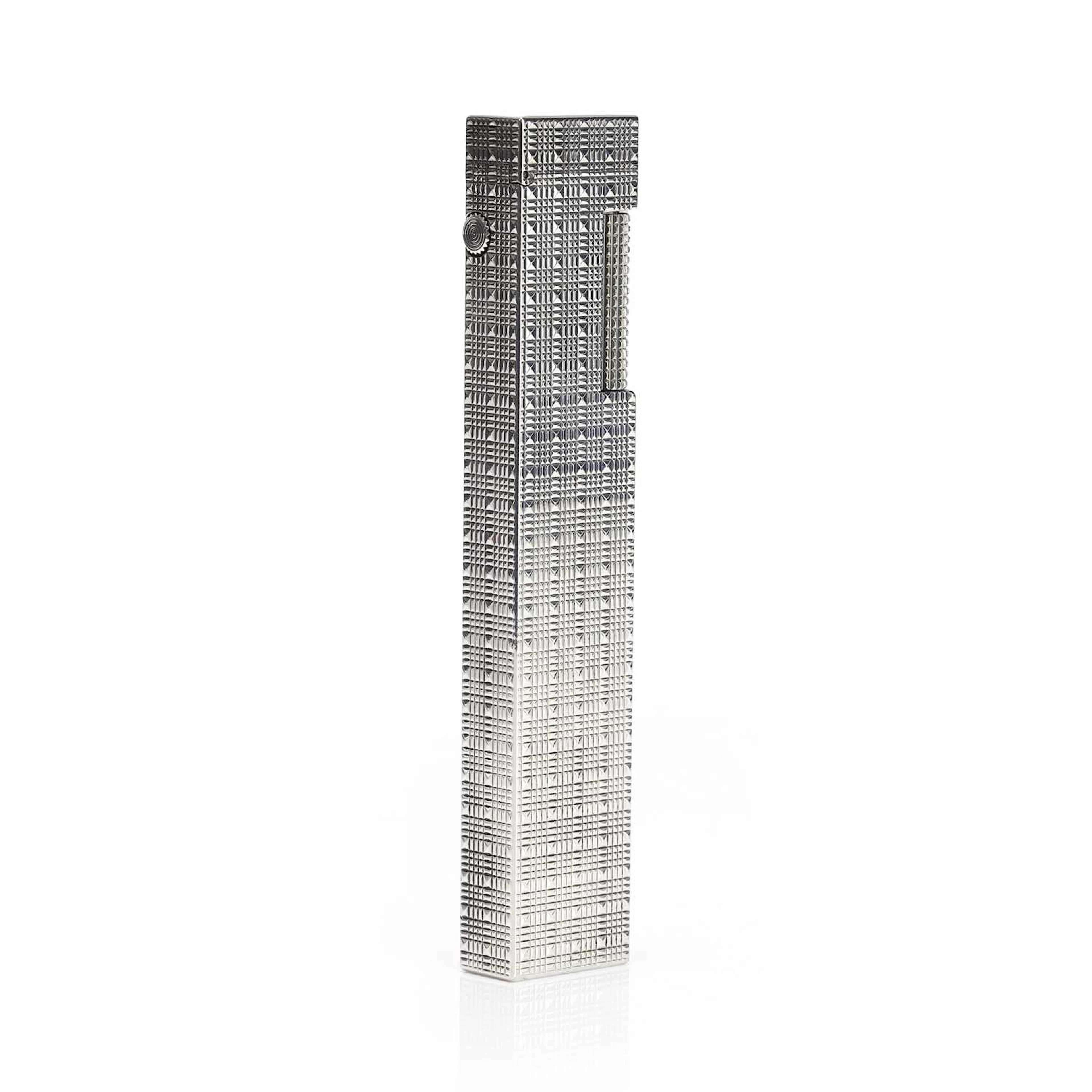 Dunhill a longboy silver plated lighter