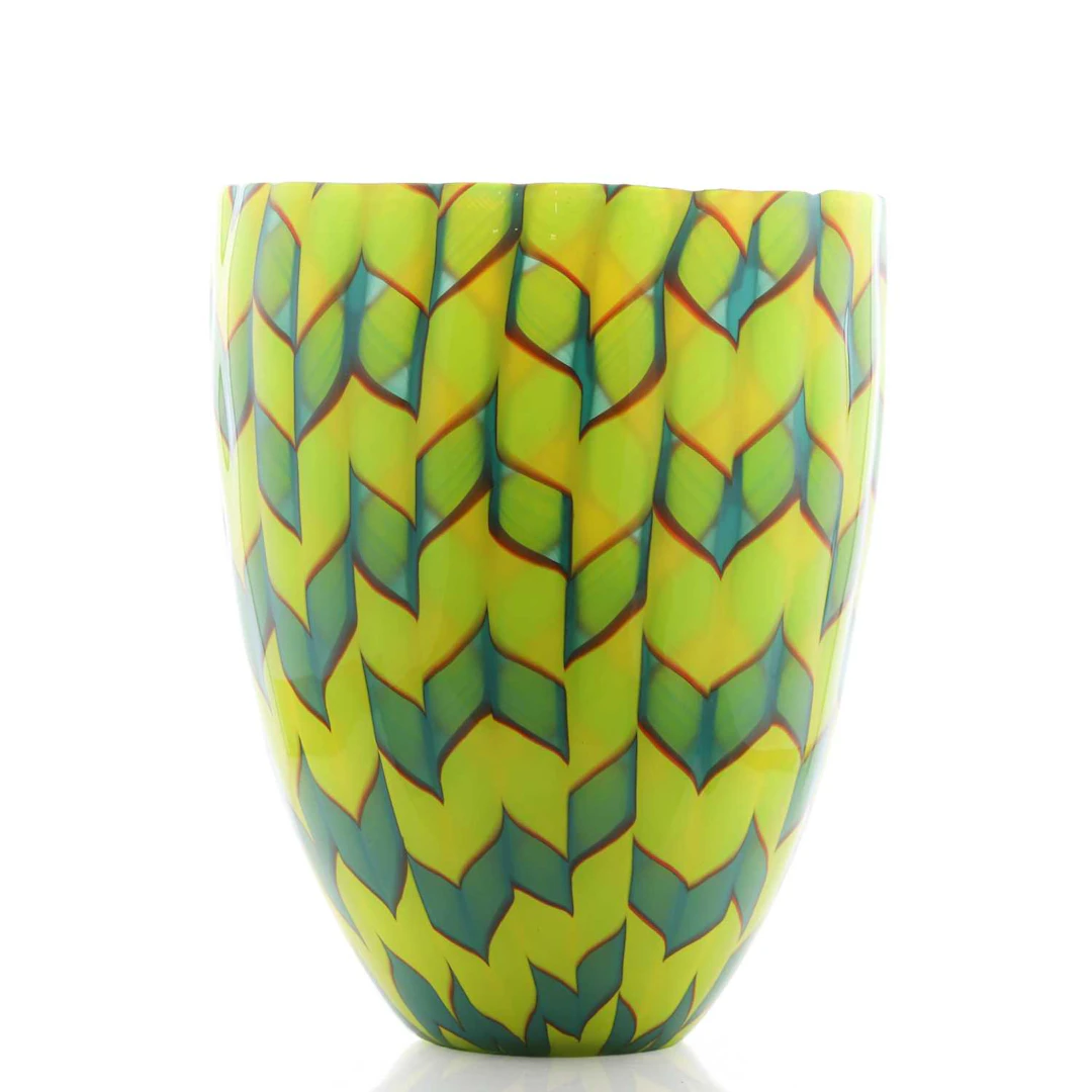 James Carpenter (American, b.1949) for Venini a 'Calabash' vase