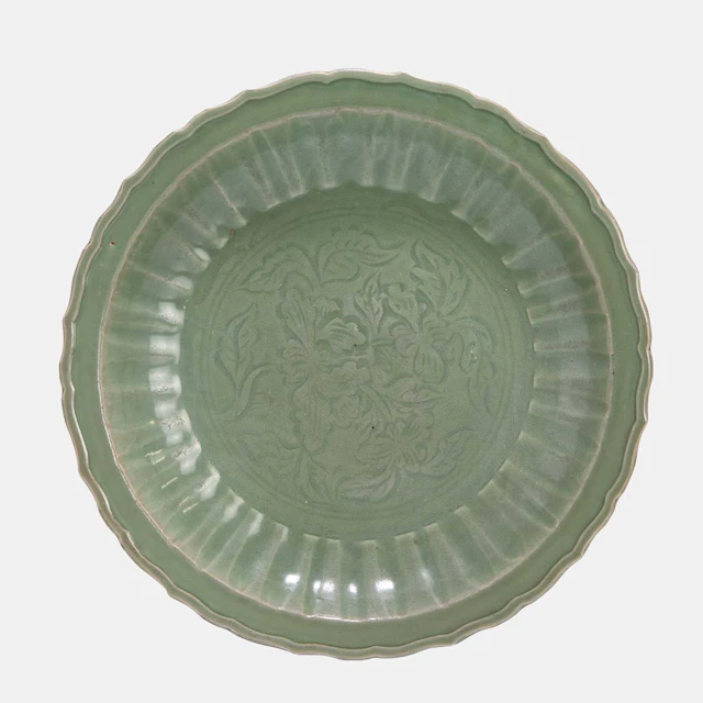 A Chinese Longquan celadon charger Ming dynasty (1368-1644)