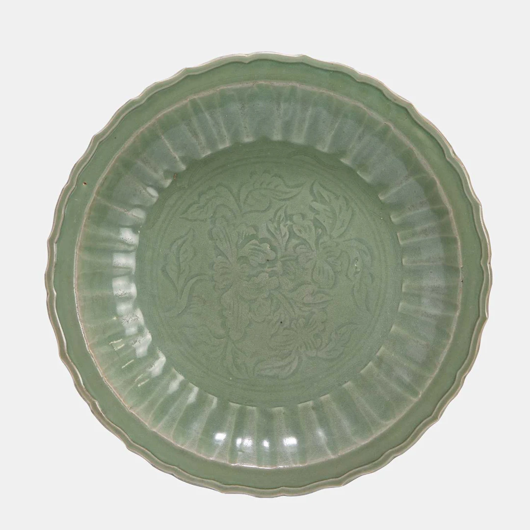 A Chinese Longquan celadon charger Ming dynasty (1368-1644)