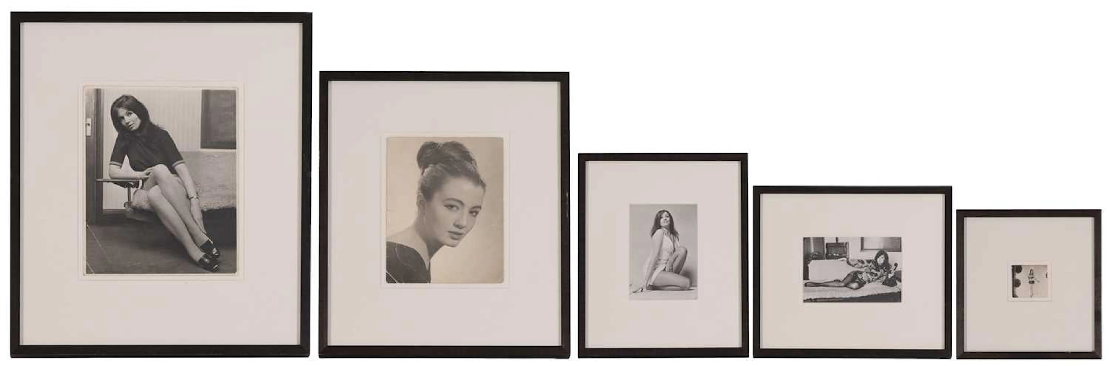 Various photographers A group of five photographs of Christine Keeler