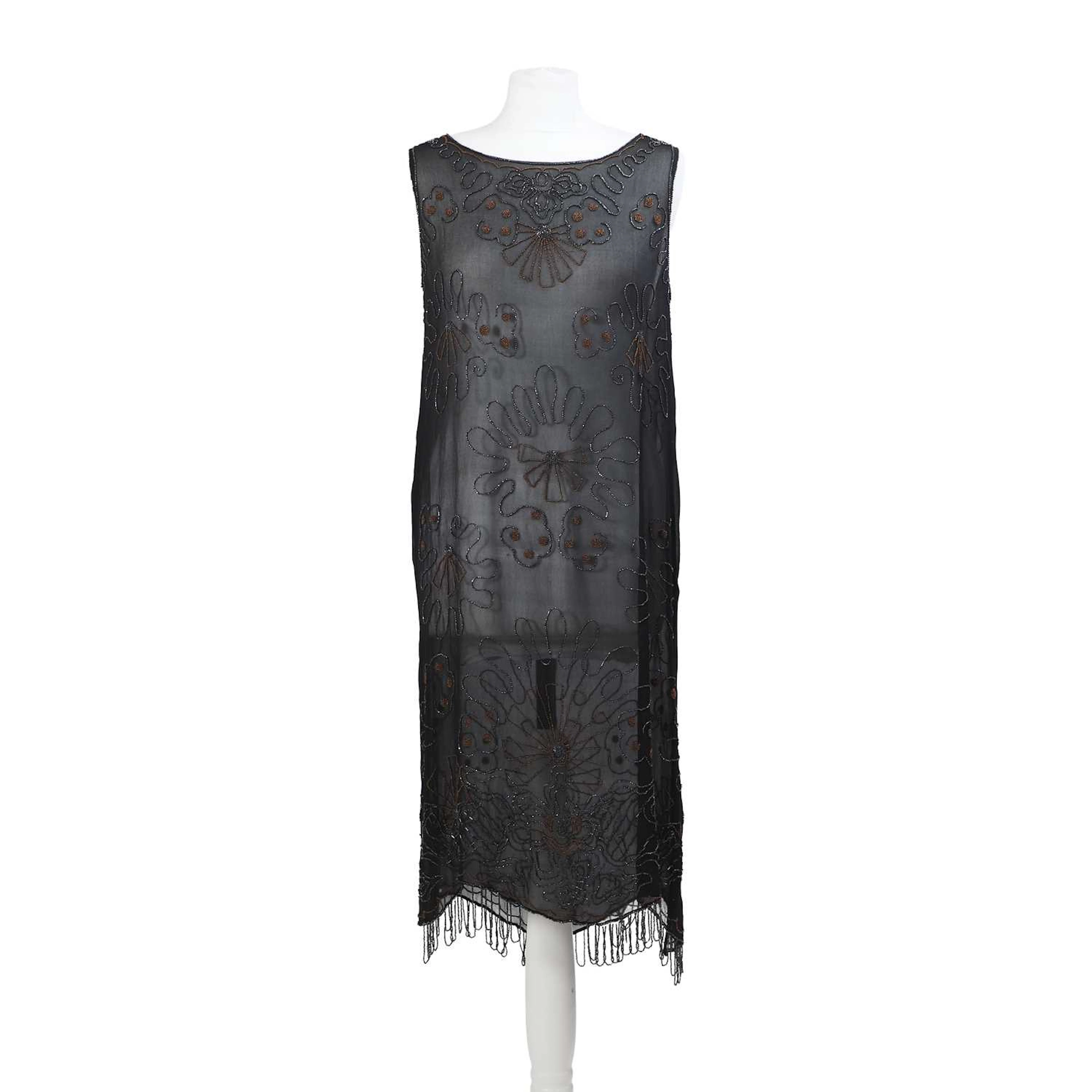 Art Deco a beaded flapper dress
