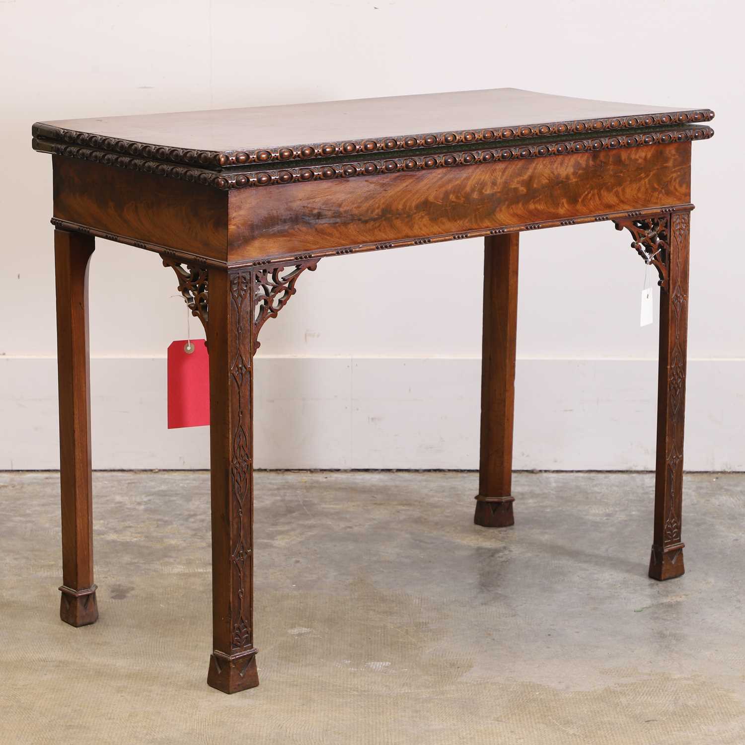 A George III mahogany card table c.1780