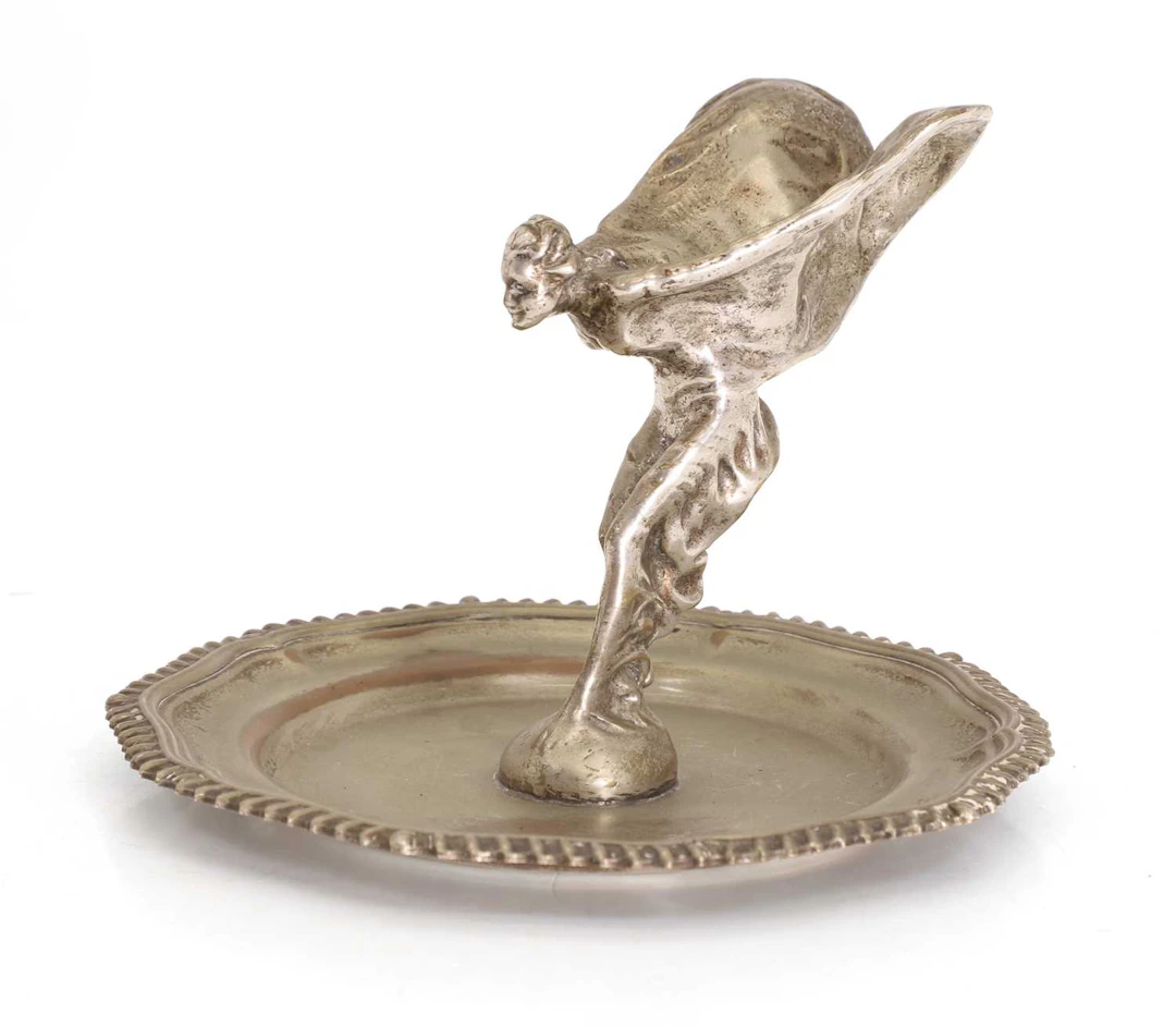 A plated Rolls-Royce 'Spirit of Ecstasy' mascot circa 1920s