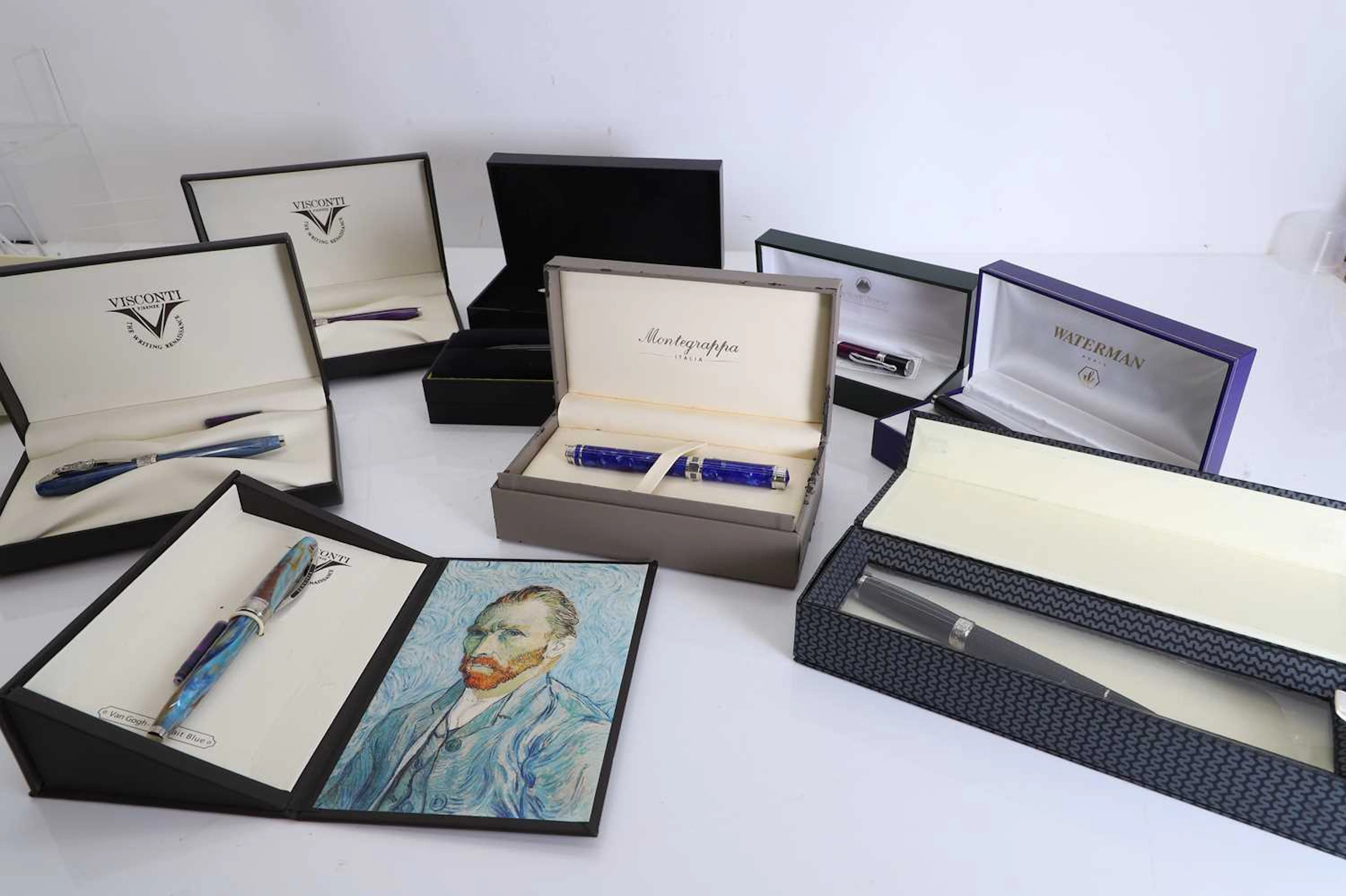 A large collection of pens
