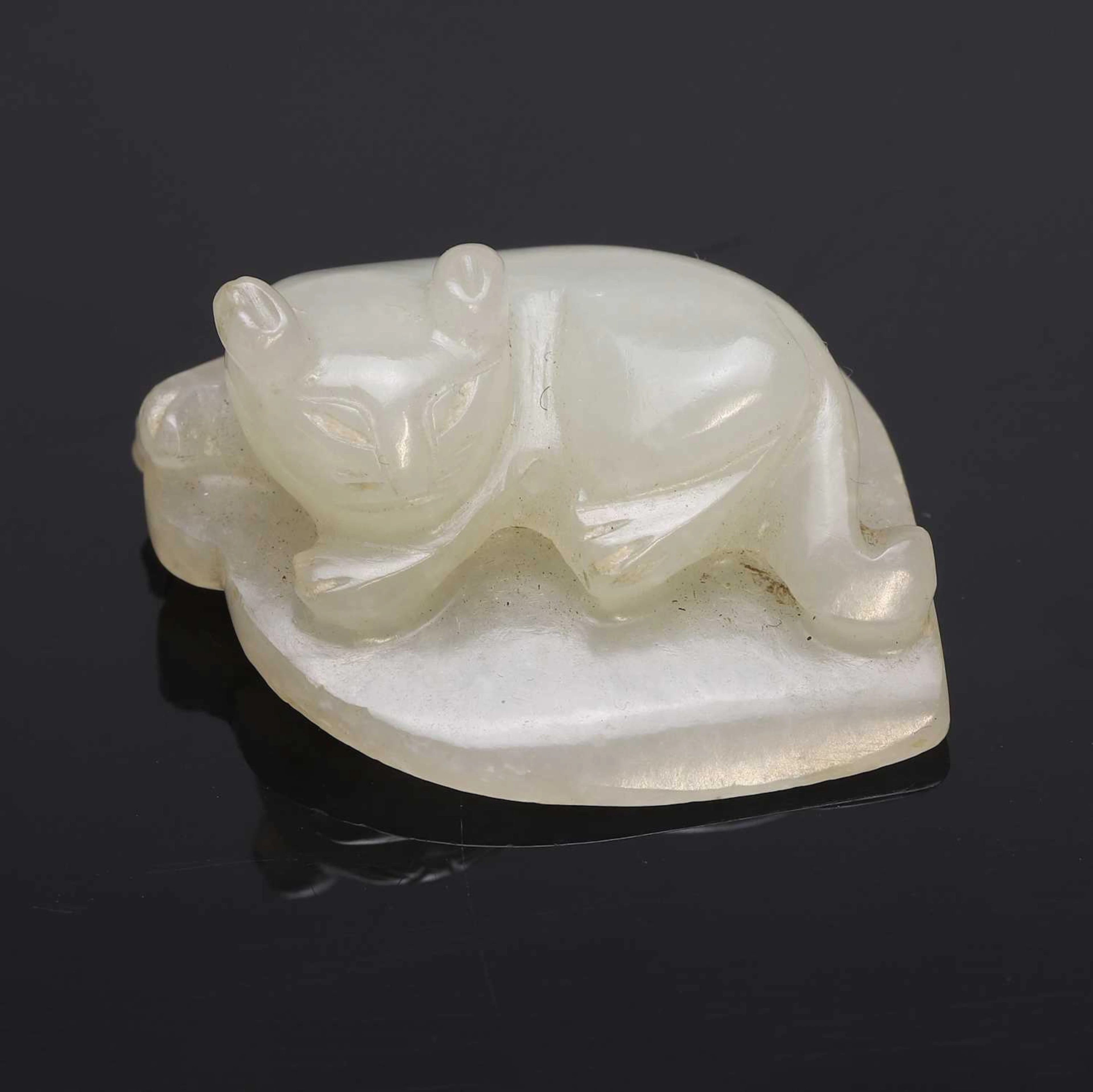 A Chinese jade carving