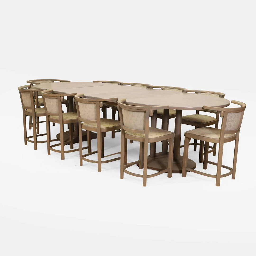 Thonet a dining table and chairs
