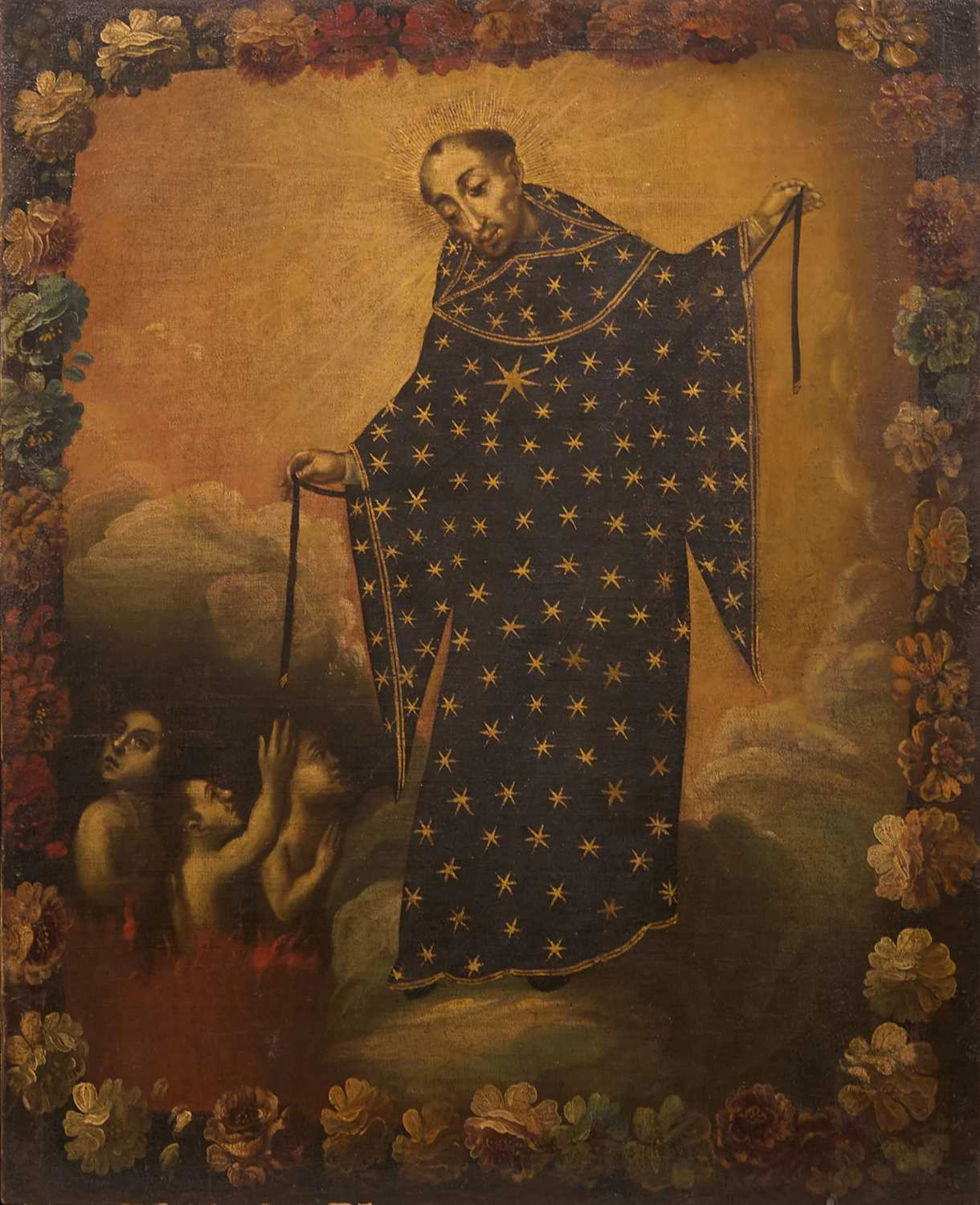 Peruvian School, 19th century Saint Nicholas of Tolentino