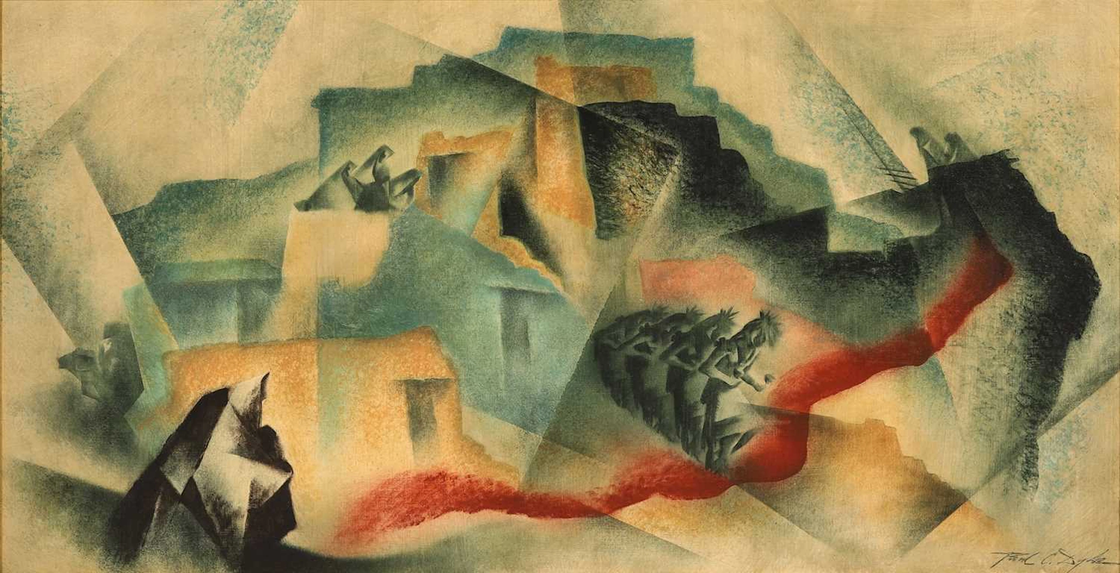 Paul Dyck (American, 1917-2006) 'Way of Life'