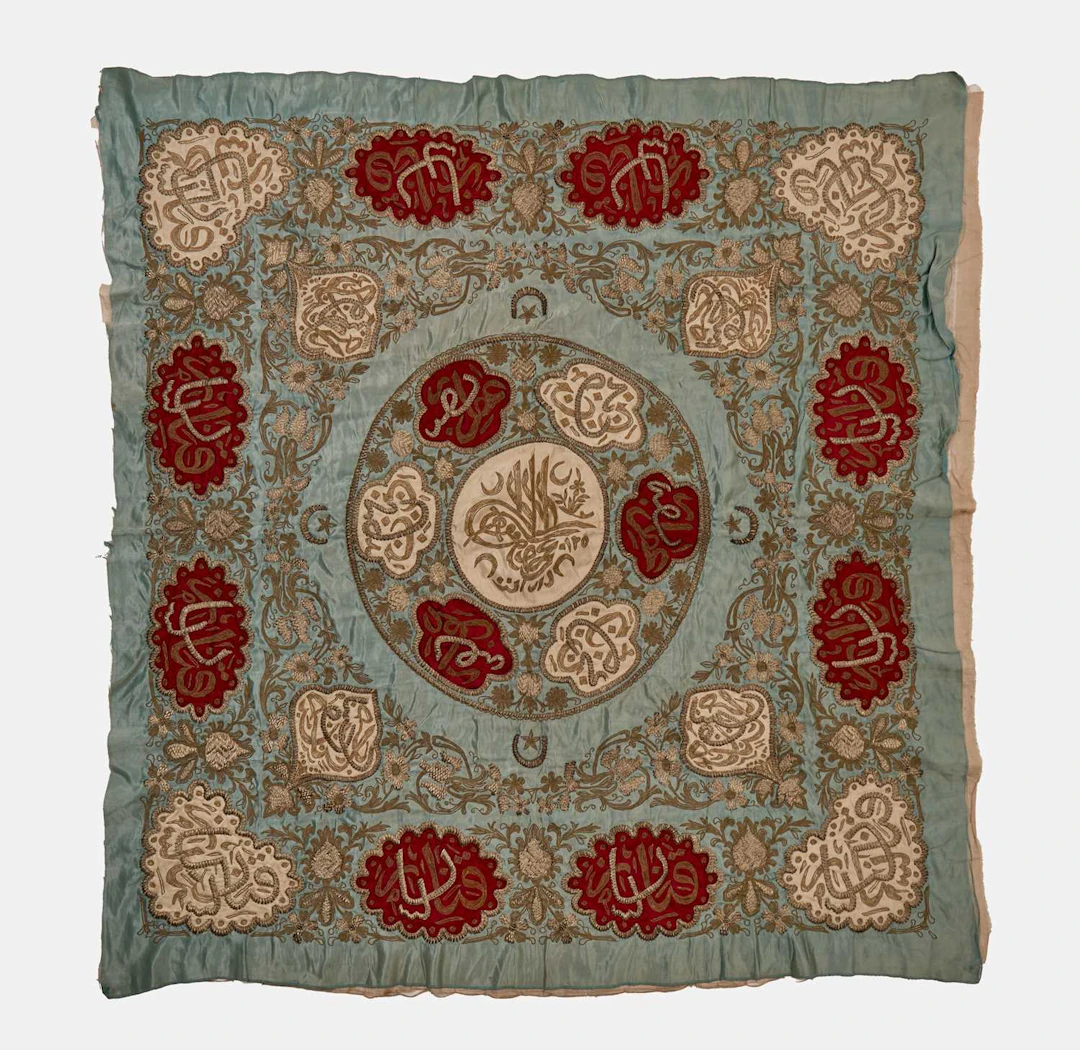 An Ottoman embroidered textile circa 1910-20, Turkey