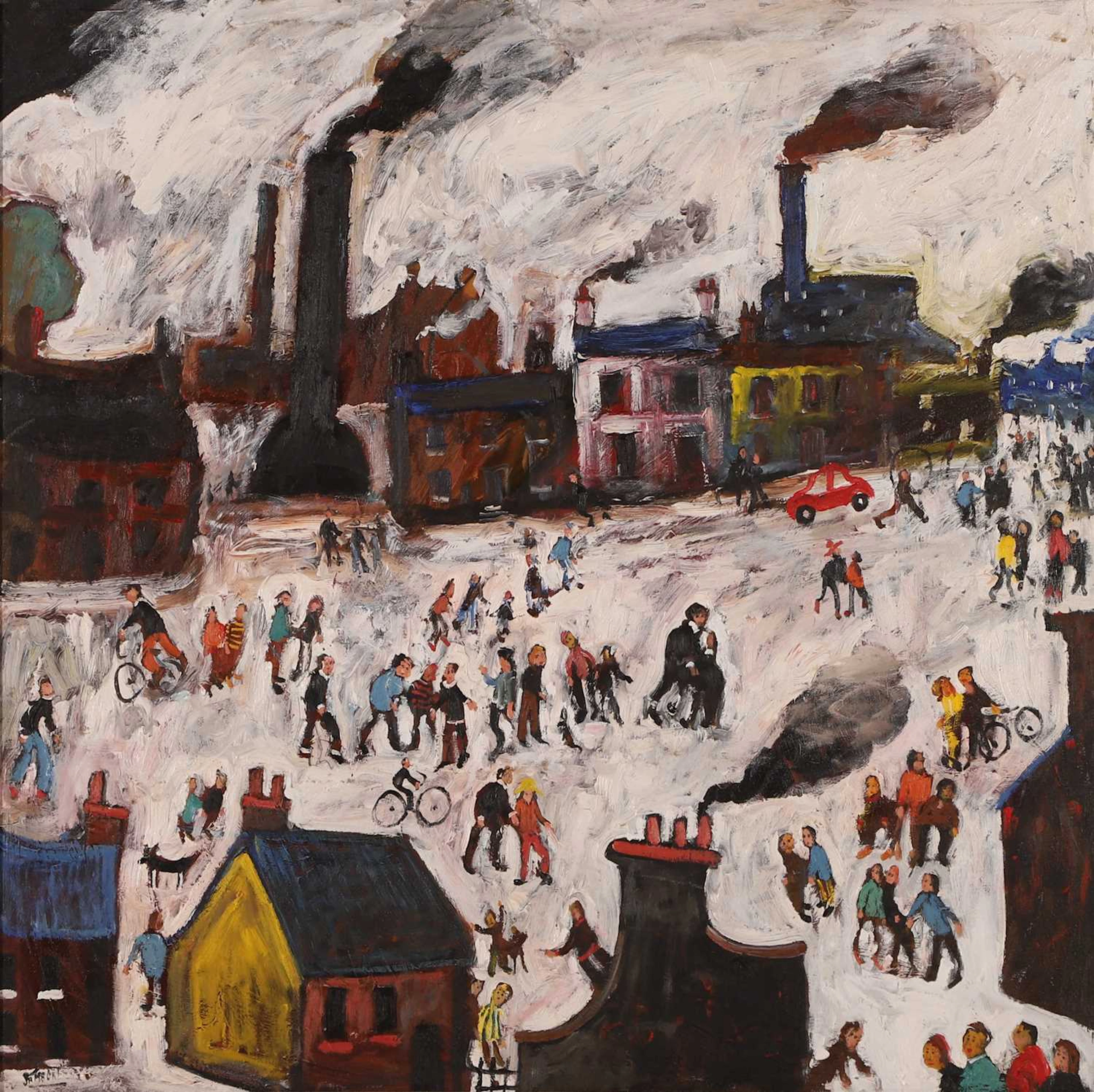 ▲ Simeon Stafford (British, b.1956) 'Northern Scene'