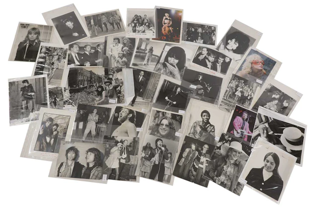 A collection of pop music press photography
