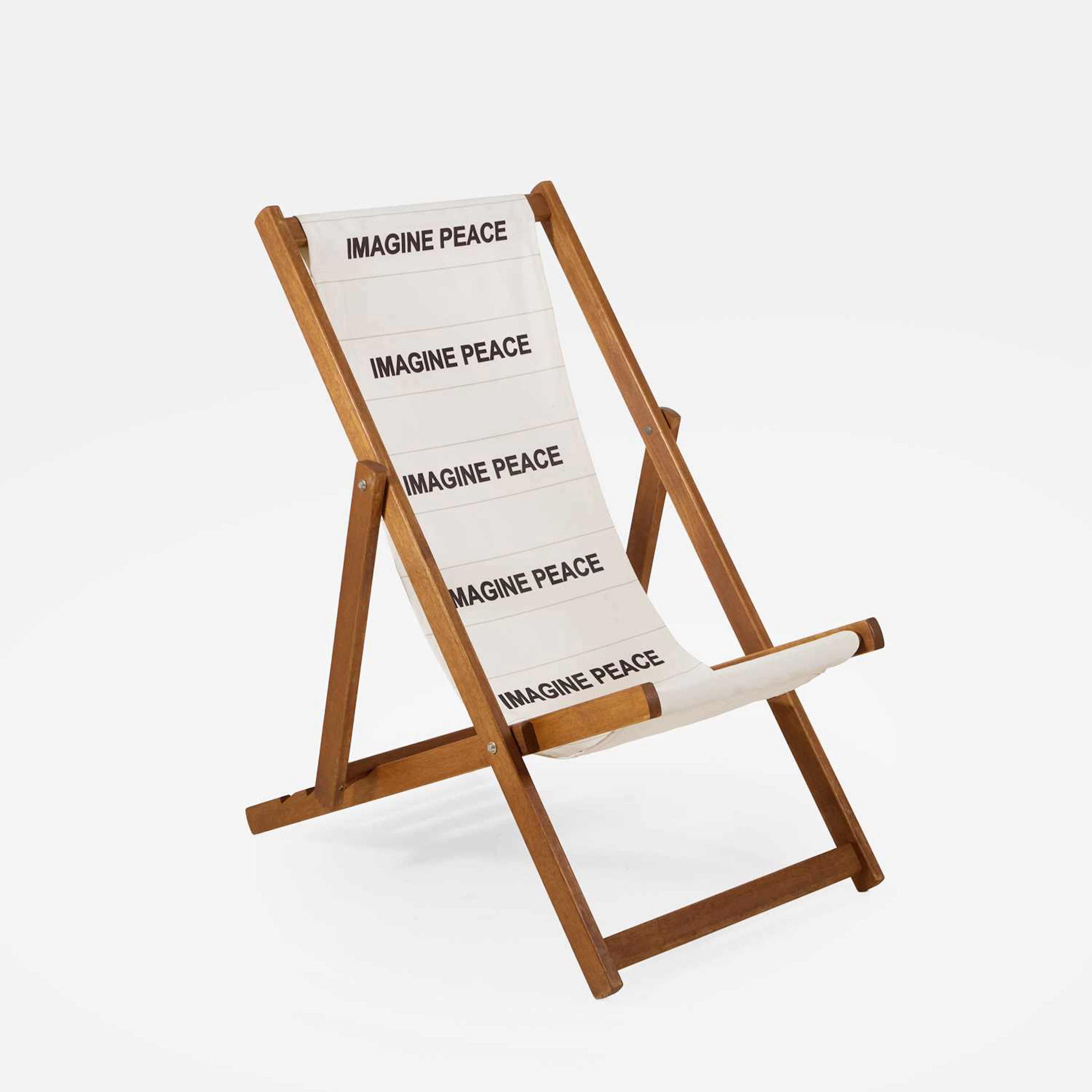 Yoko Ono (Japanese, b.1933) for Deckchair Dreams a deckchair