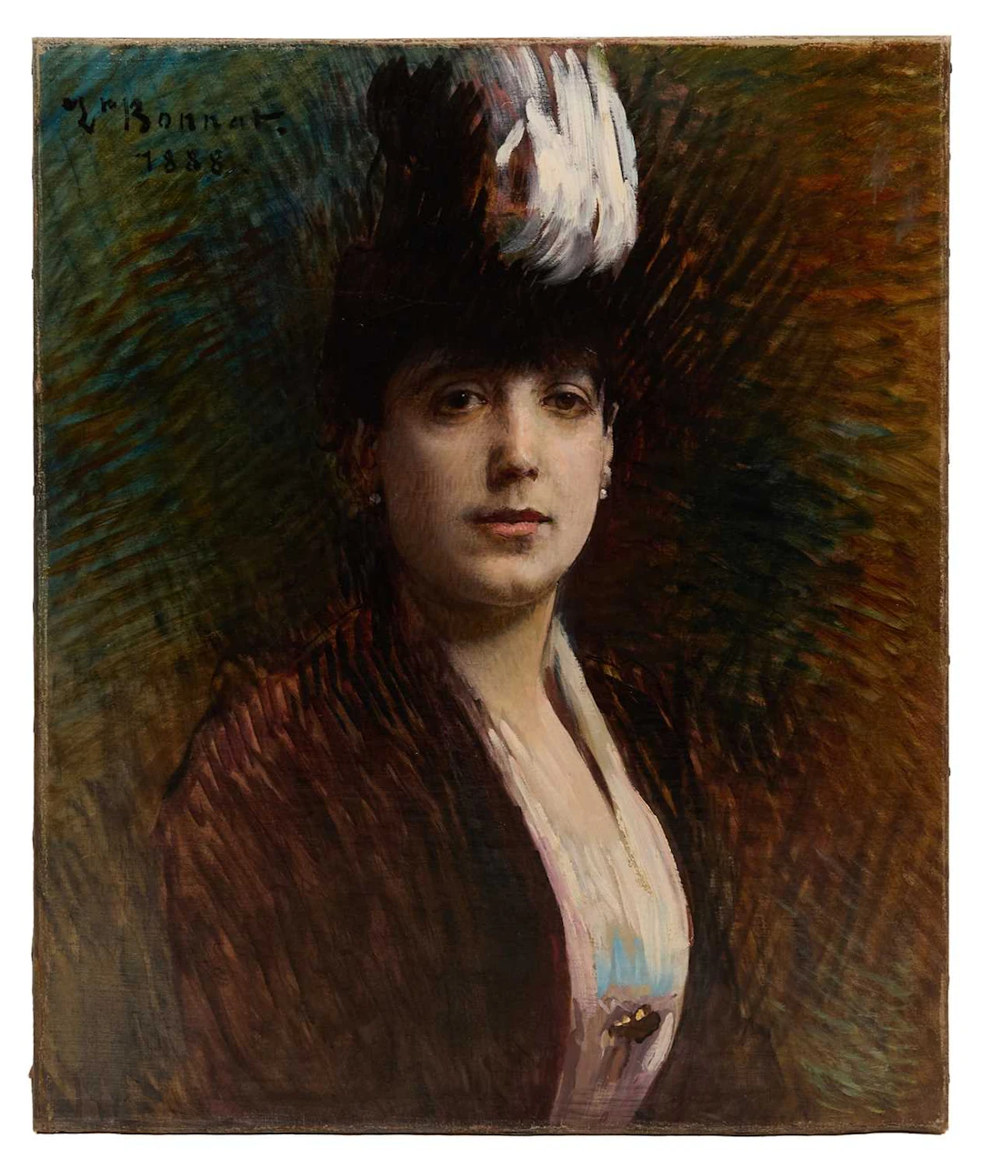 Léon Joseph Florentin Bonnat (French, 1833-1922) A Belle Epoque beauty
