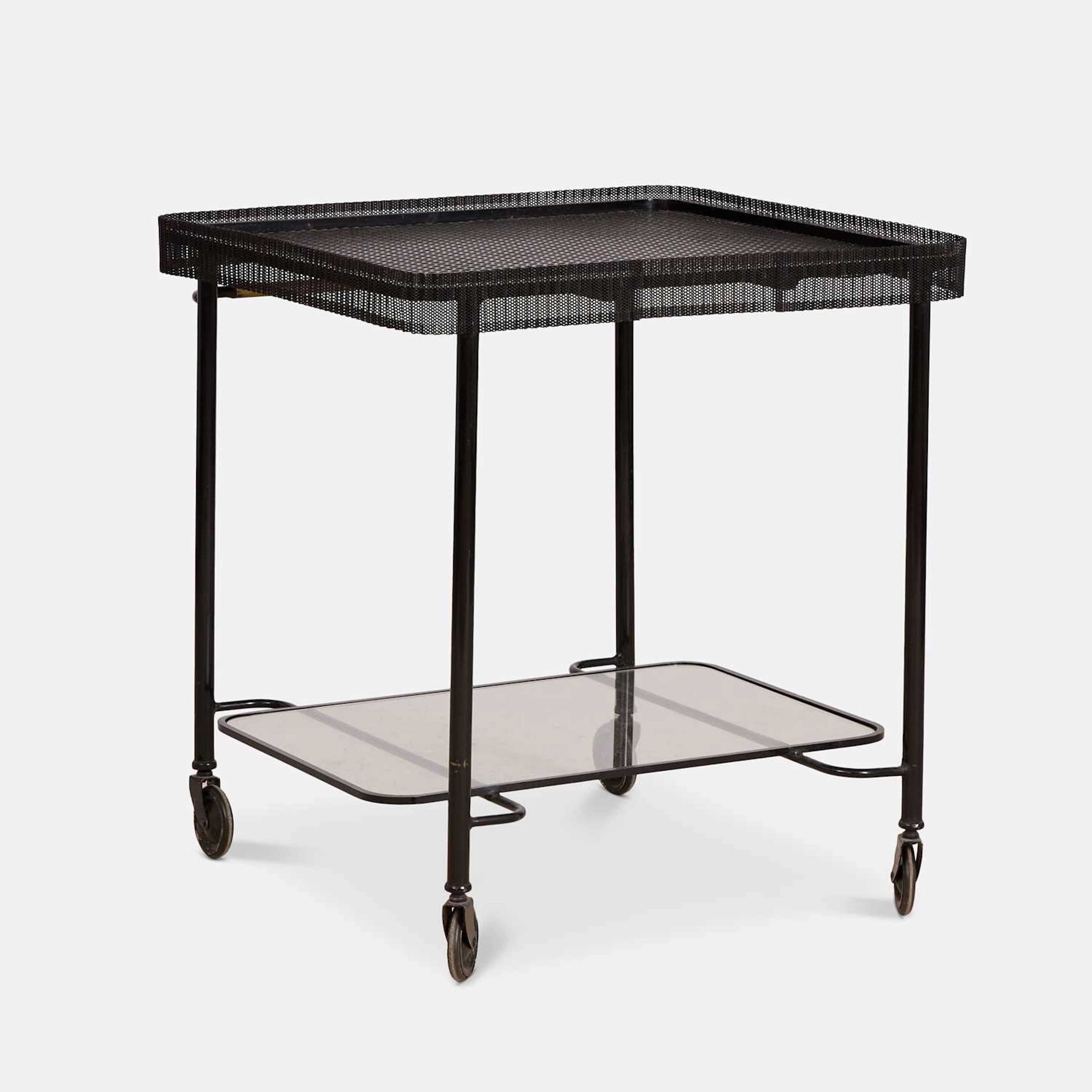 Mathieu Matégot (Hungarian-French, 1910-2001) a drinks trolley