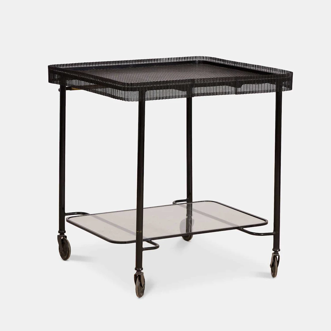 Mathieu Matégot (Hungarian-French, 1910-2001) a drinks trolley