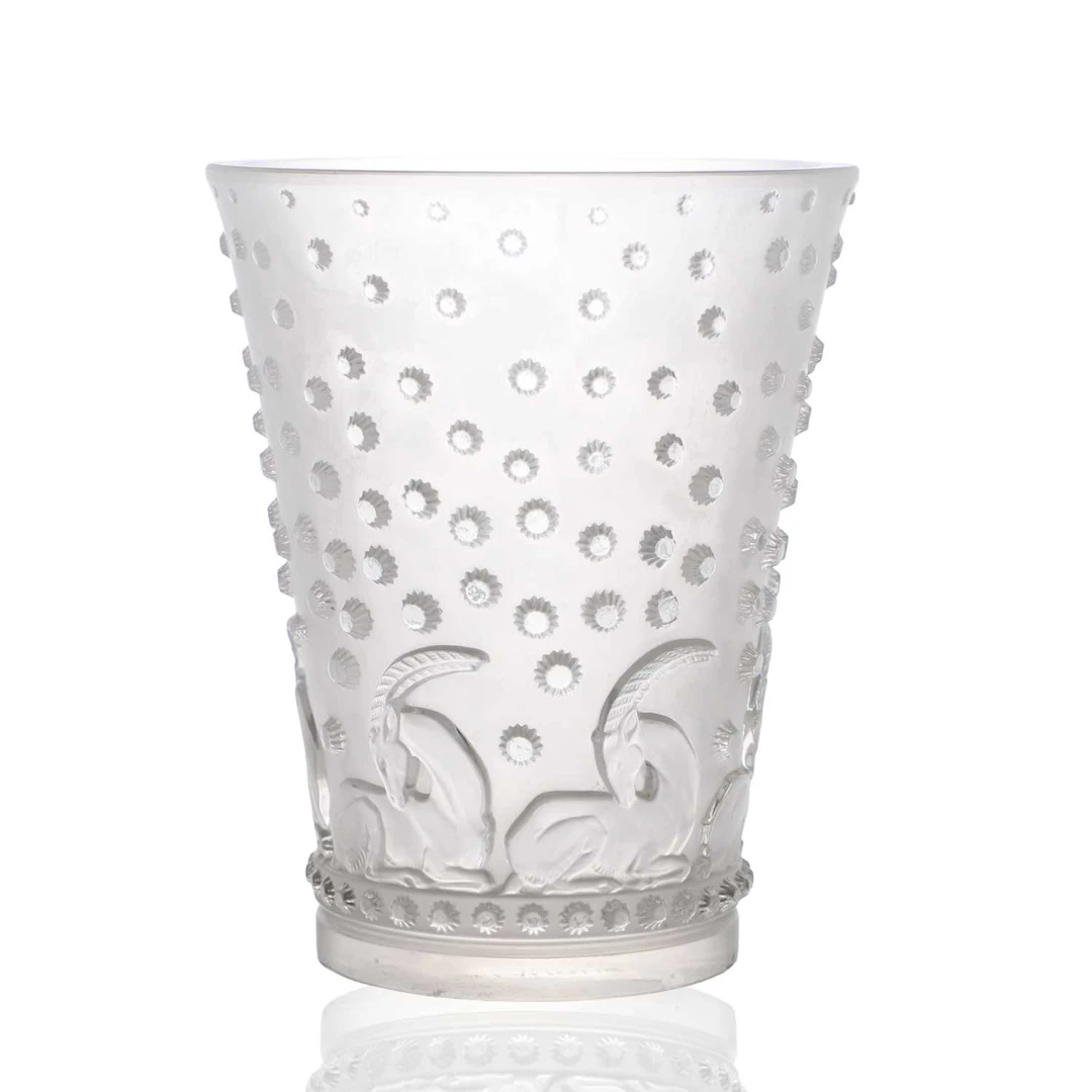 René Lalique (French, 1860-1945) an 'Ajaccio' vase, No. 10-914, designed