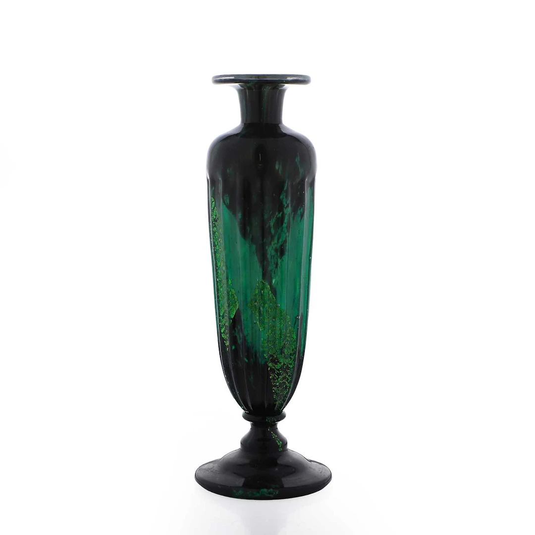 A Daum glass vase circa 1925, French