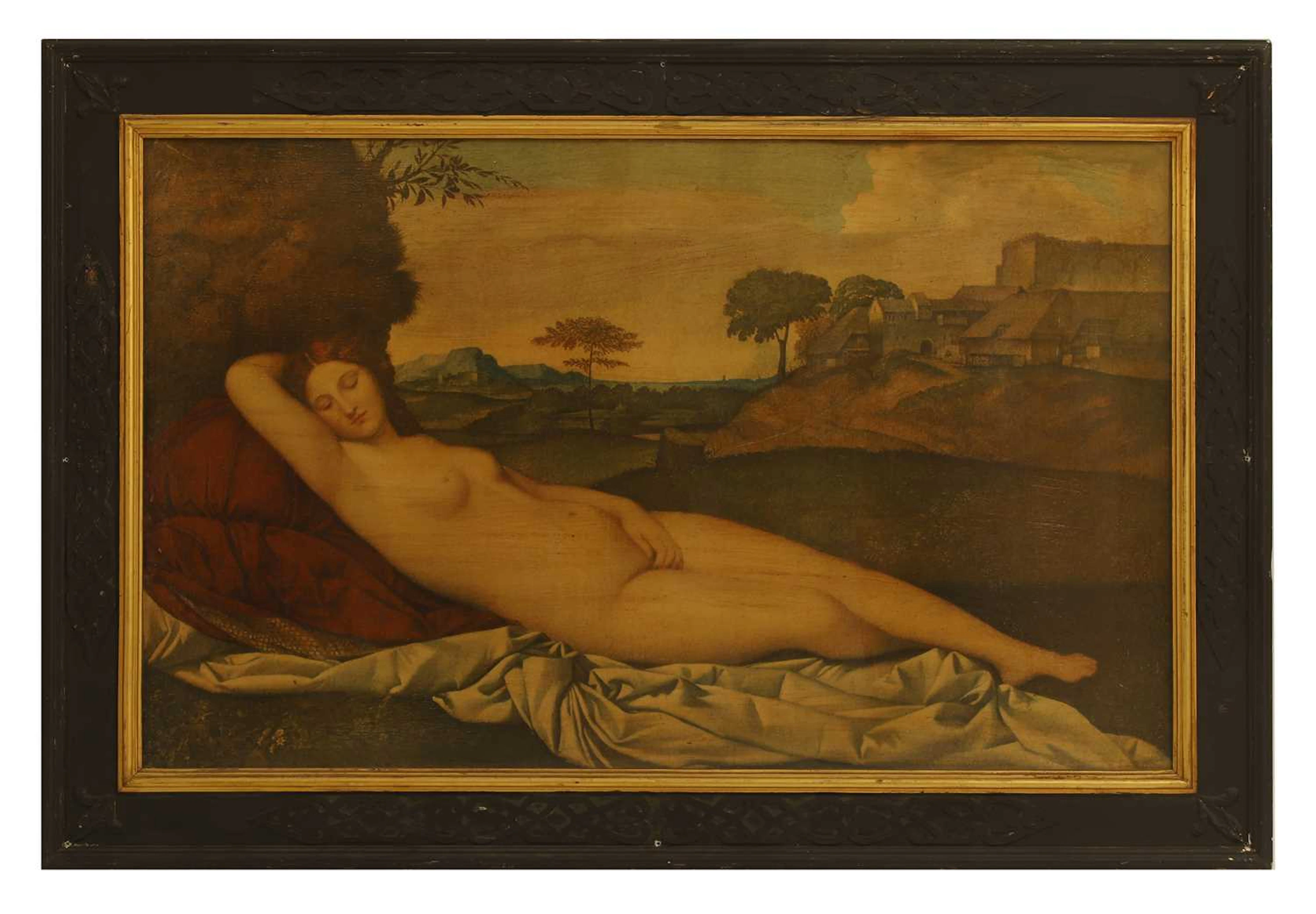 After Giorgione Sleeping Venus