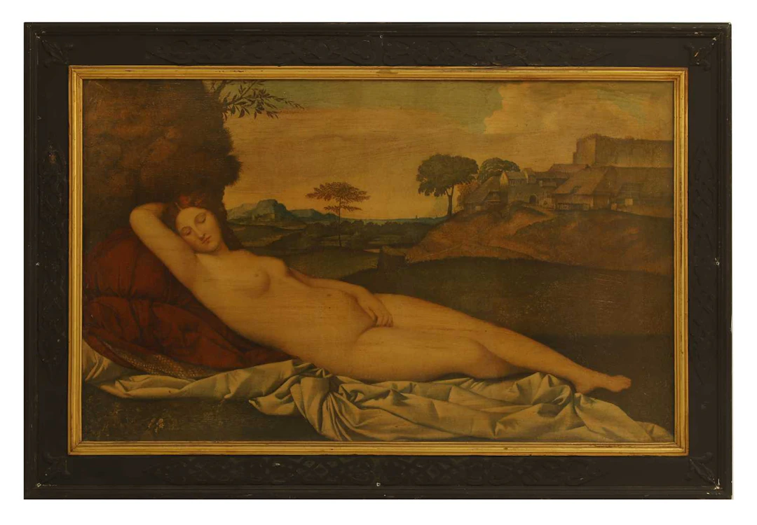 After Giorgione Sleeping Venus