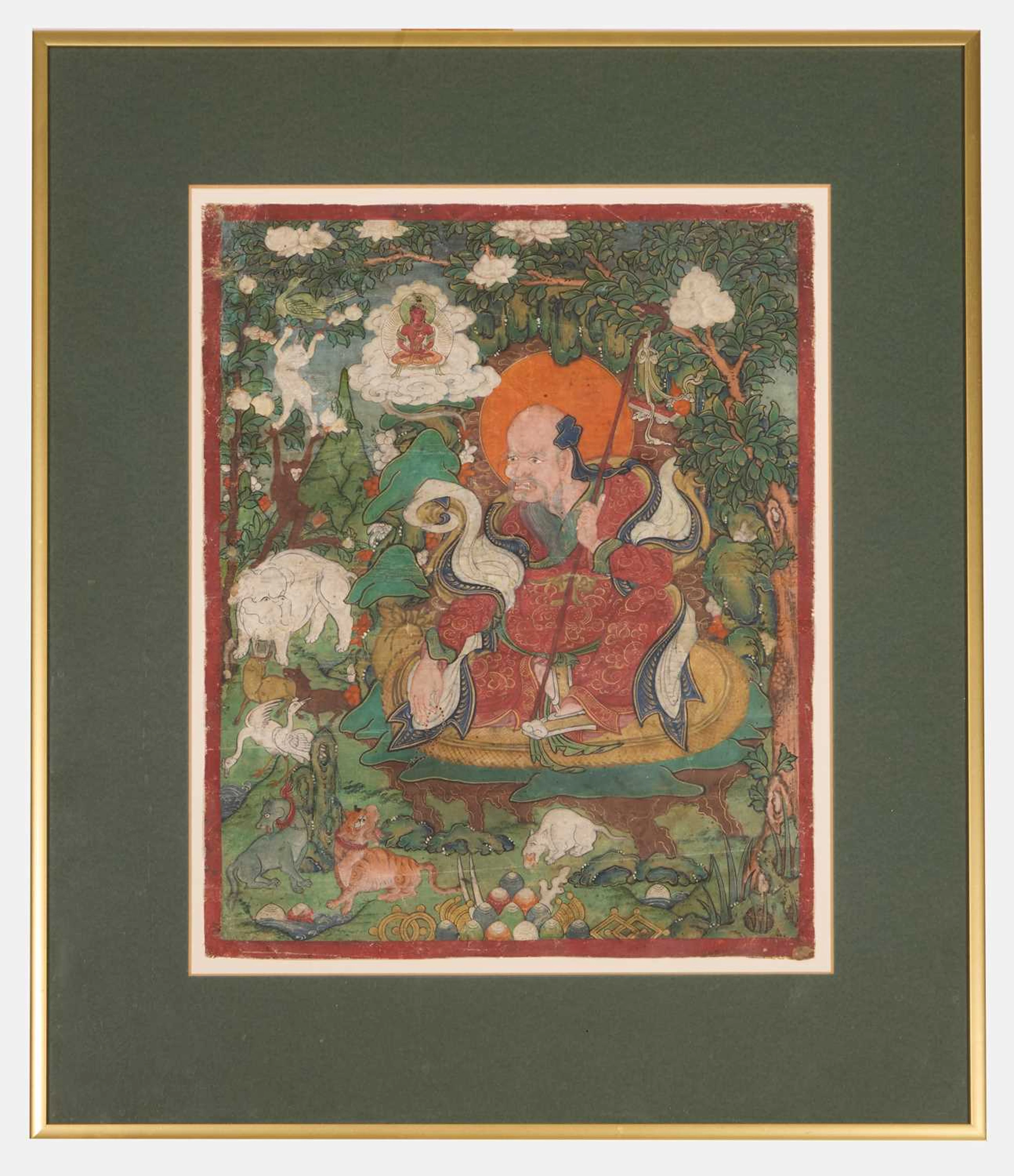 A Tibetan thangka 19th-20th century