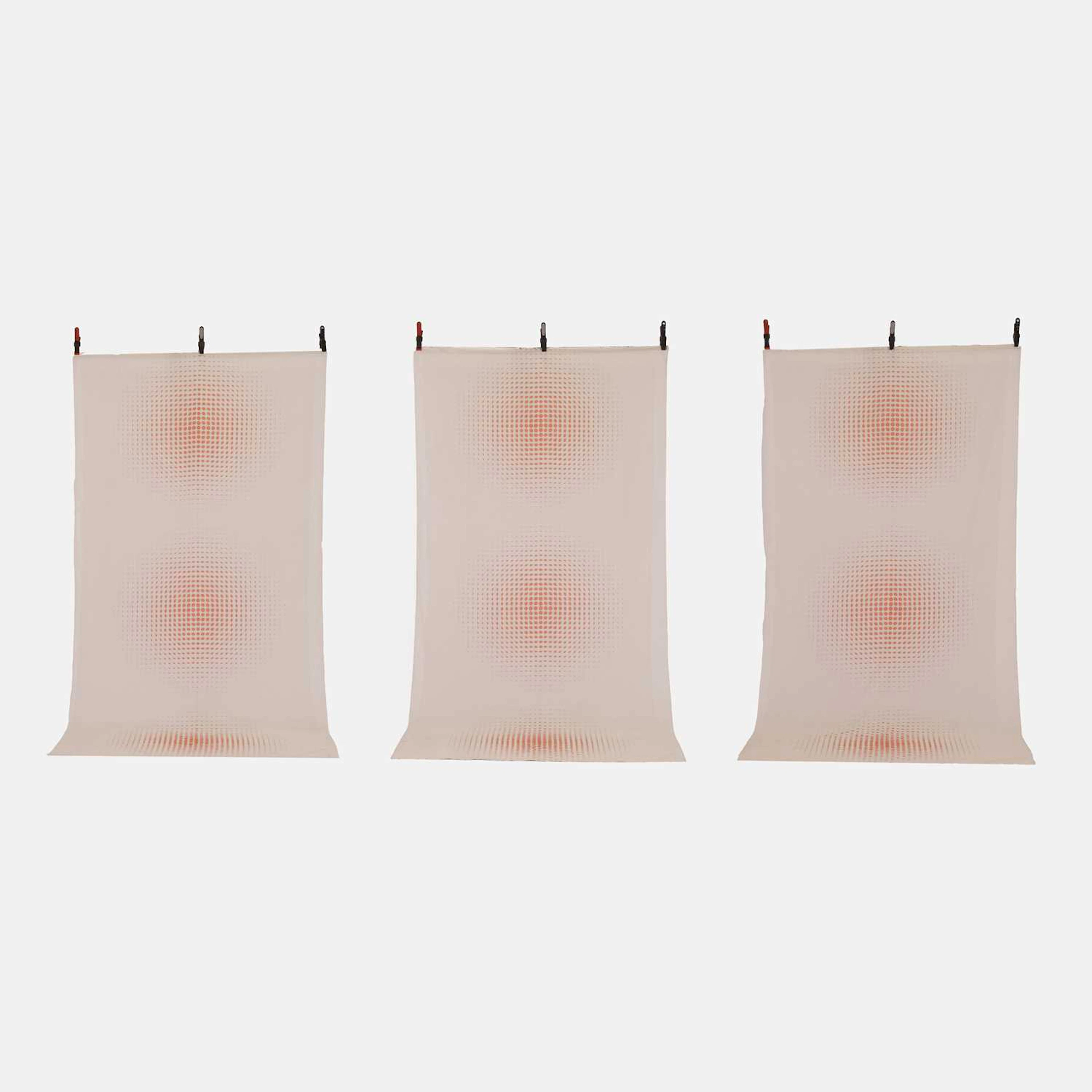▲ Gaetano Pesce (Italian, 1939-2024) for Expansion three 'Fontessa' curtains