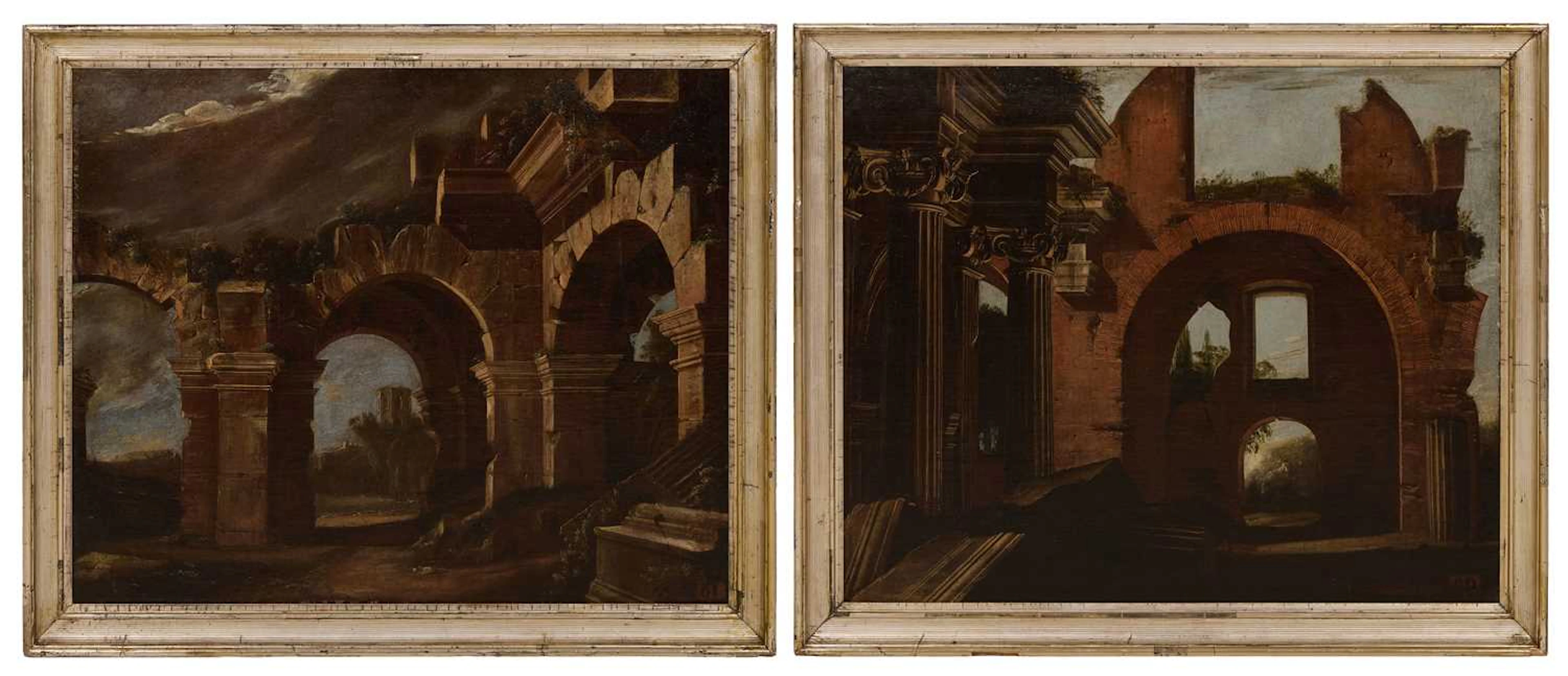 Viviano Codazzi (Italian, 1604-1670) Architectural capricci