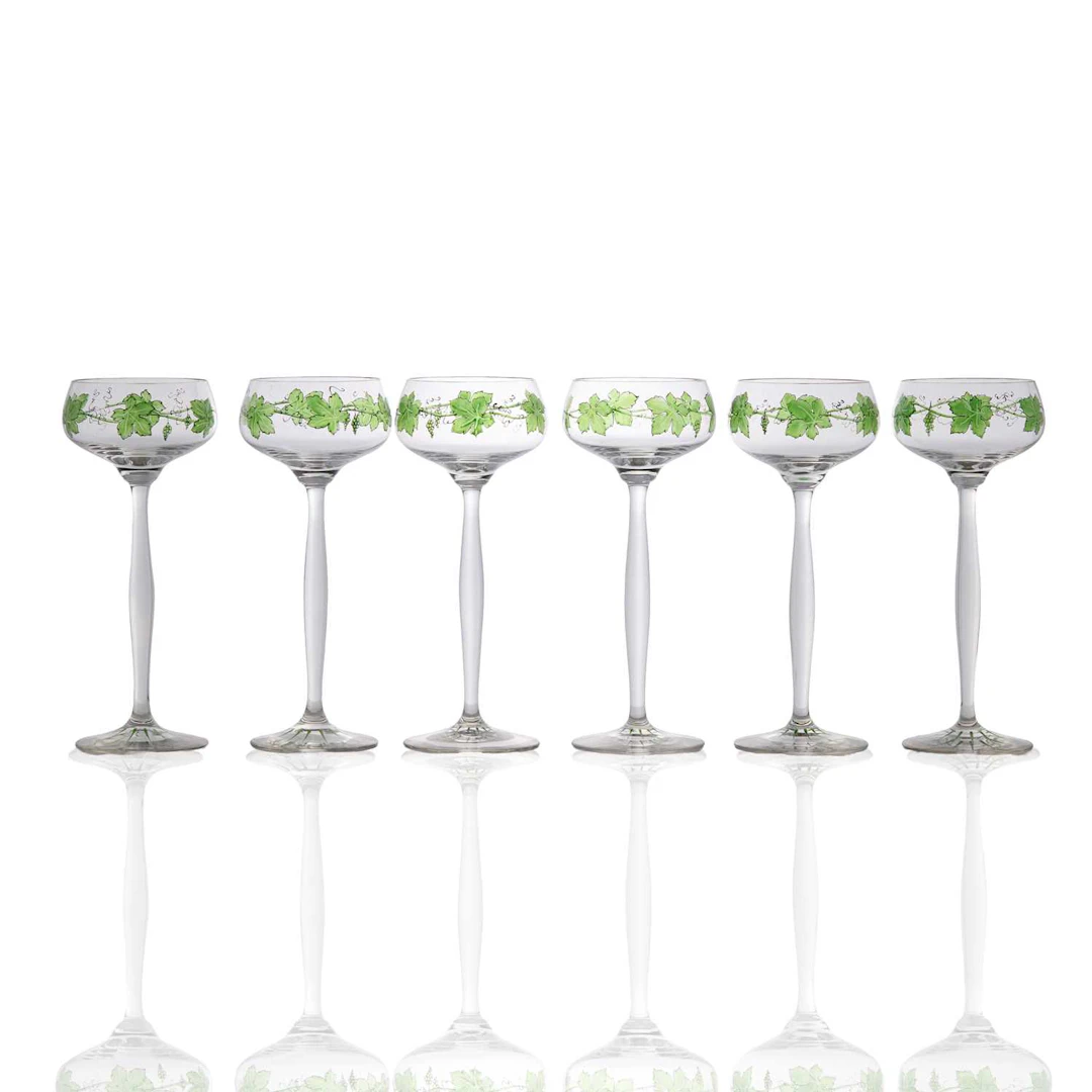 A group of eleven Theresienthal hock glasses 20th century, German
