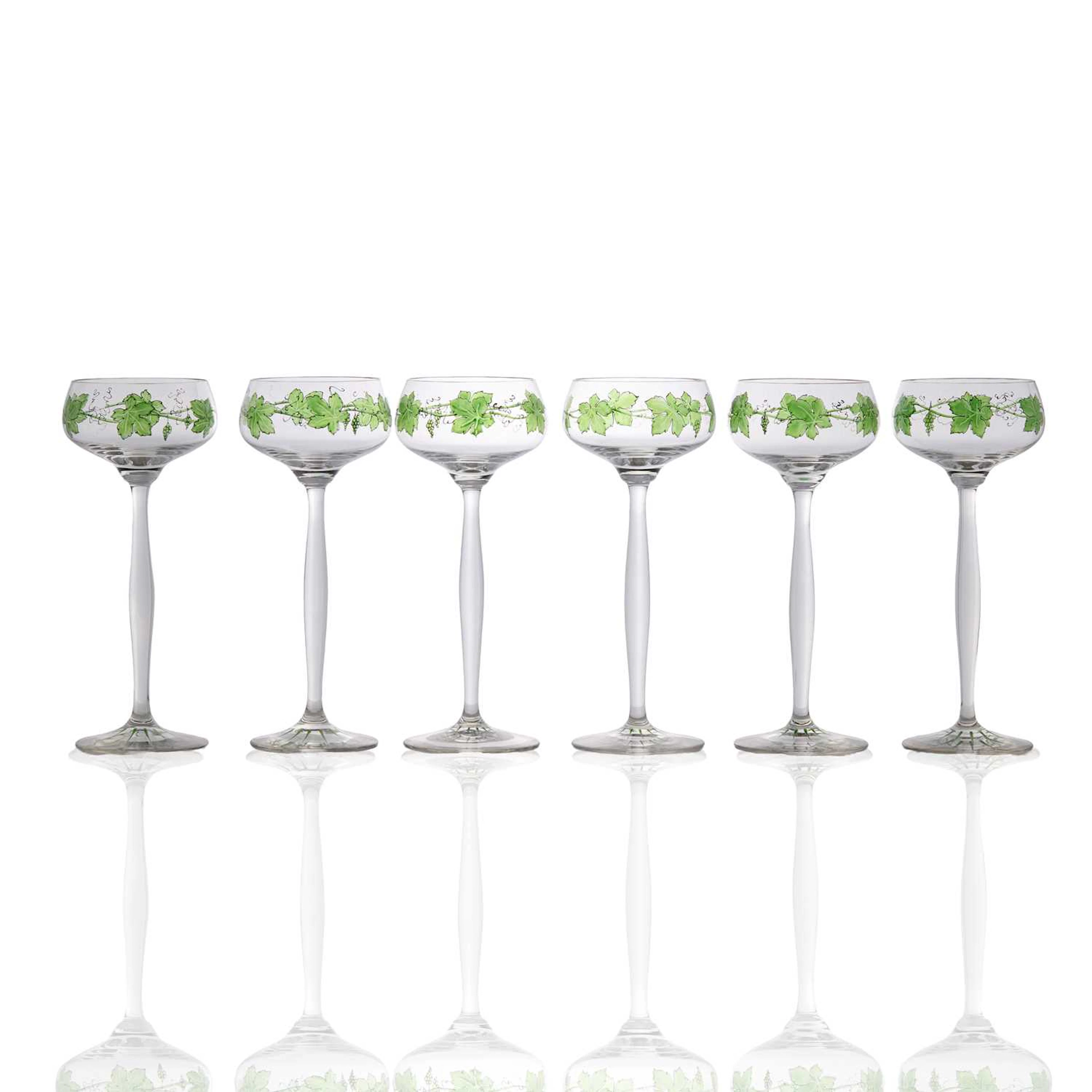 A group of eleven Theresienthal hock glasses 20th century, German