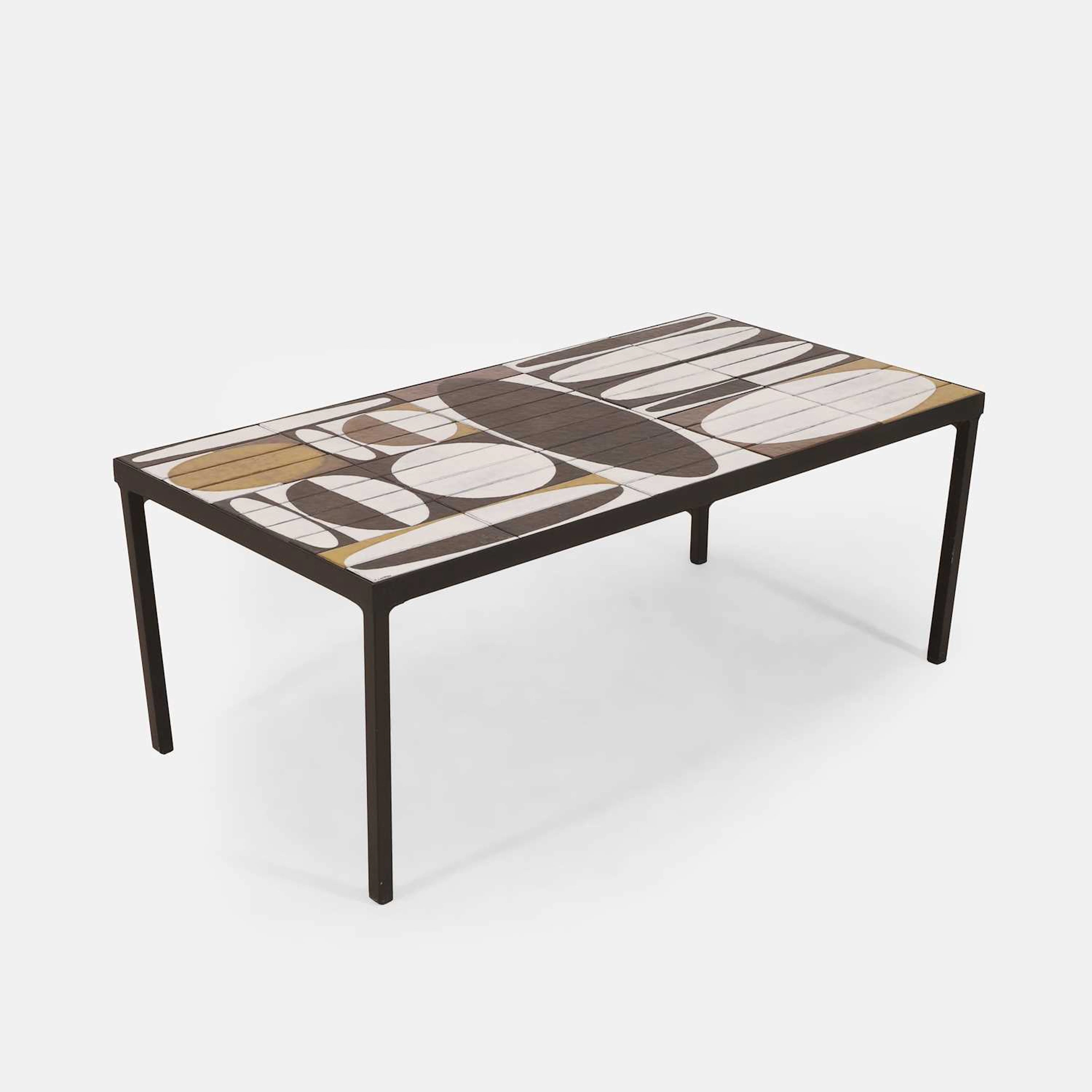 Roger Capron (French, 1922-2006) an 'Ellipse' coffee table