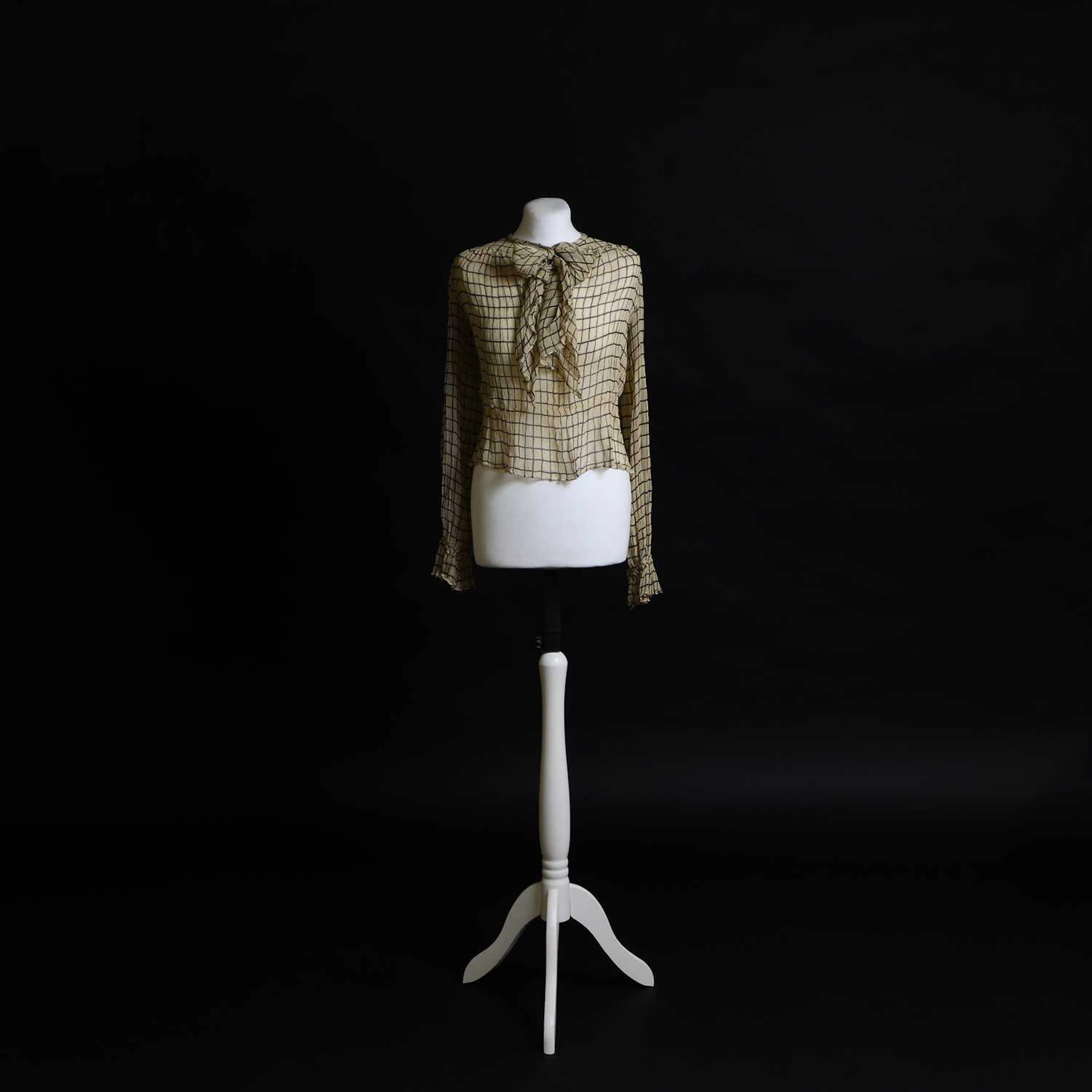 An Ossie Clark chiffon blouse