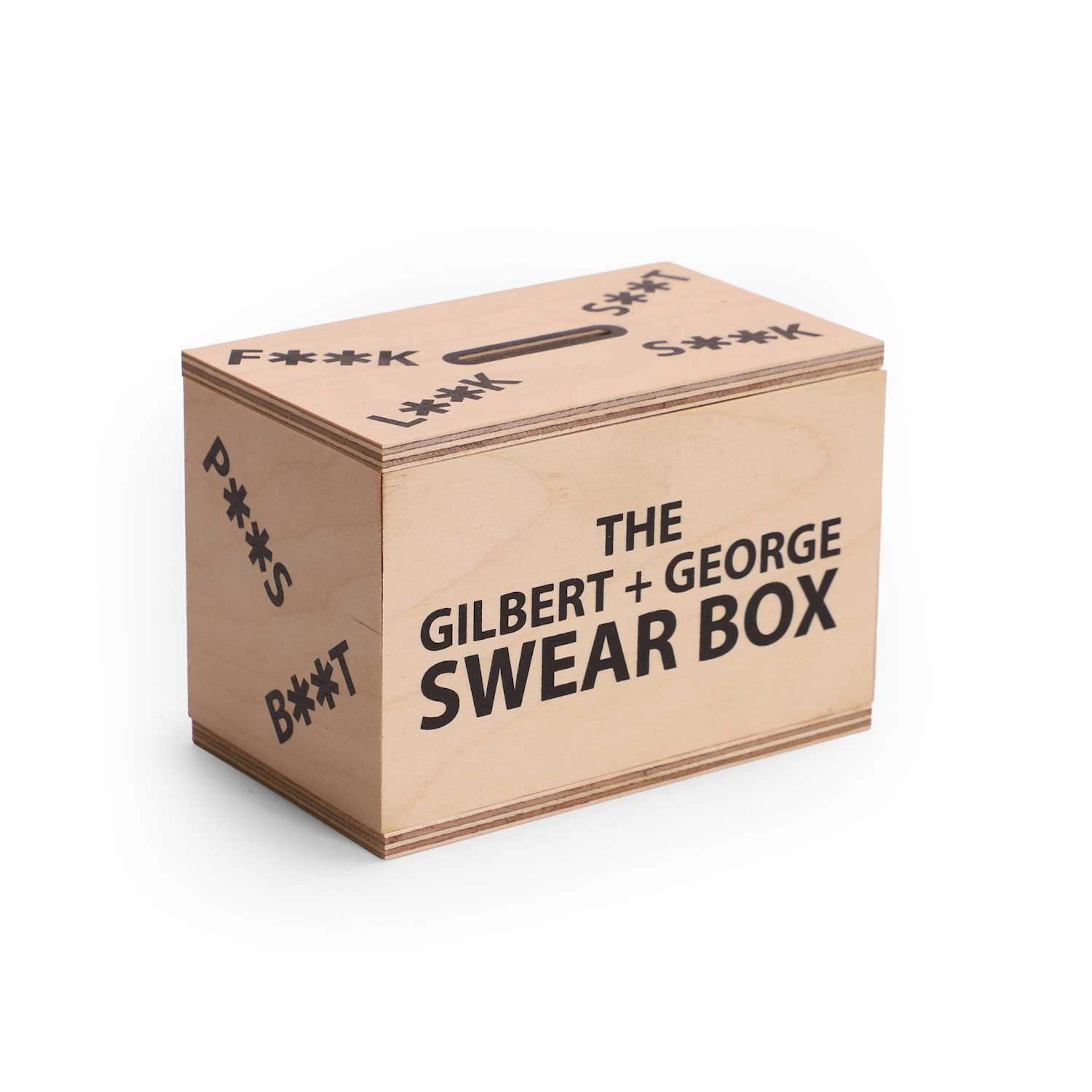 Gilbert & George (British, b.1943 and 1942) 'Swear Box', 2023