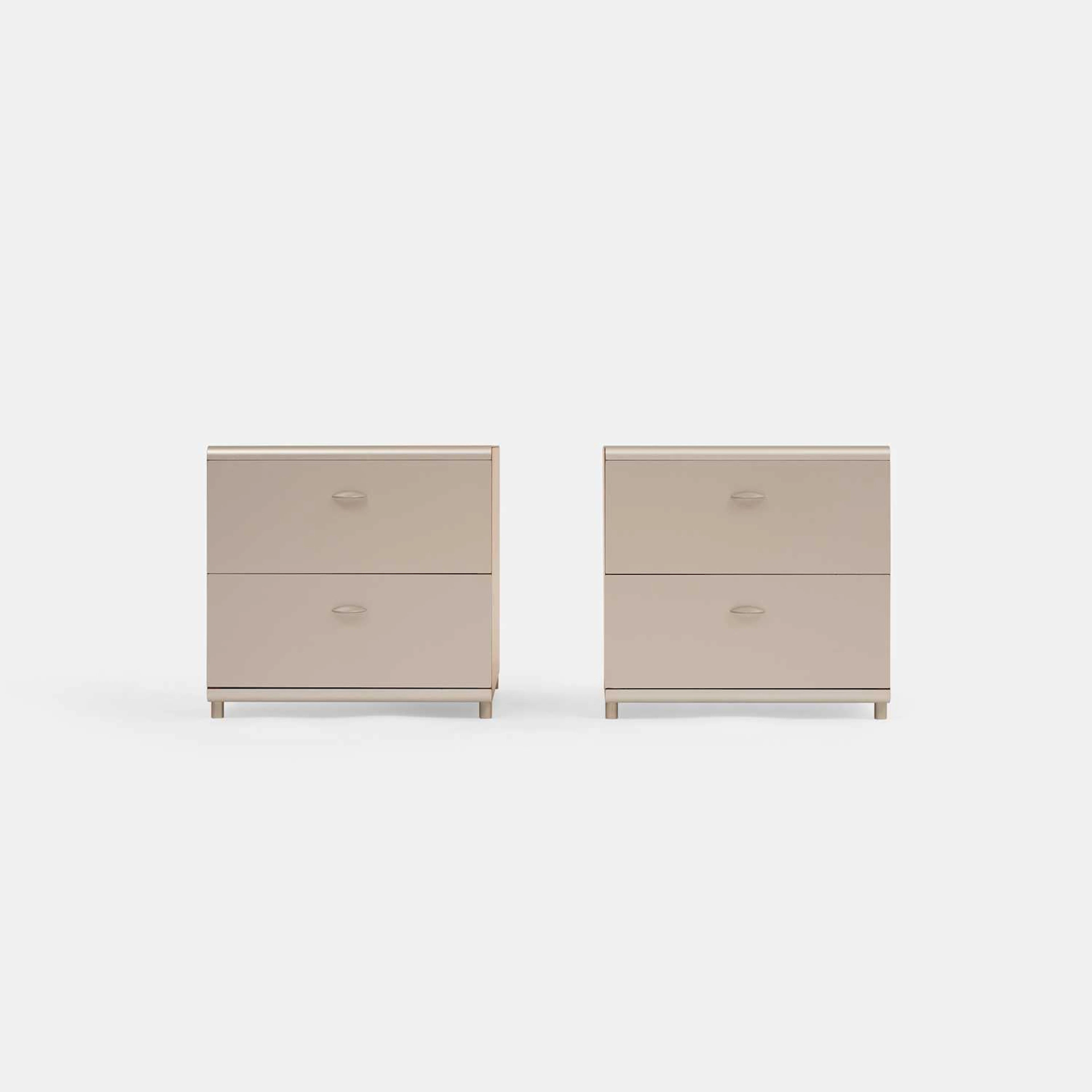 Stua 'Atlas' a pair of bedside cabinets
