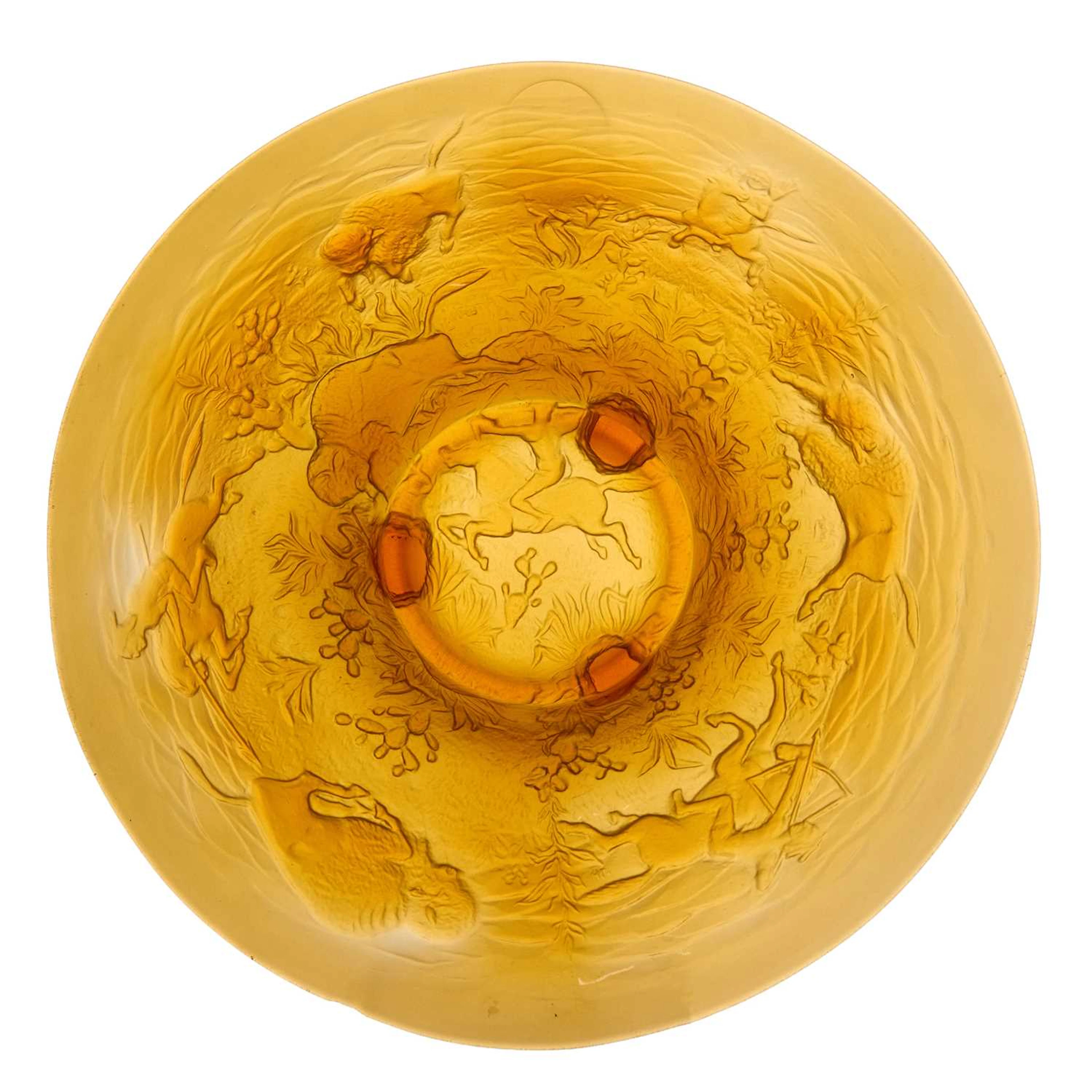 A Cambridge Glass Co. glass bowl circa 1930, American