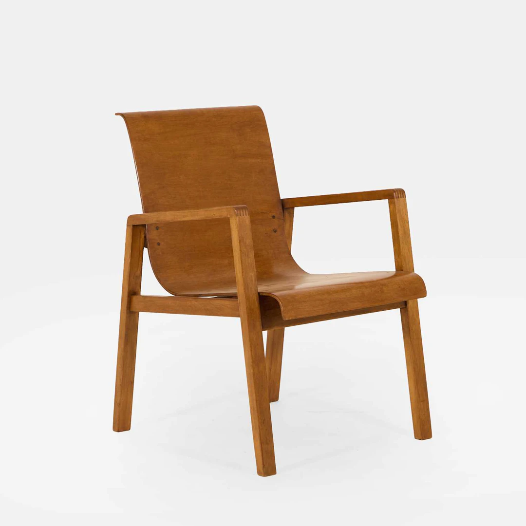 Alvar Aalto (Finnish, 1898-1976) for Finmar a 'Model 403' hallway chair