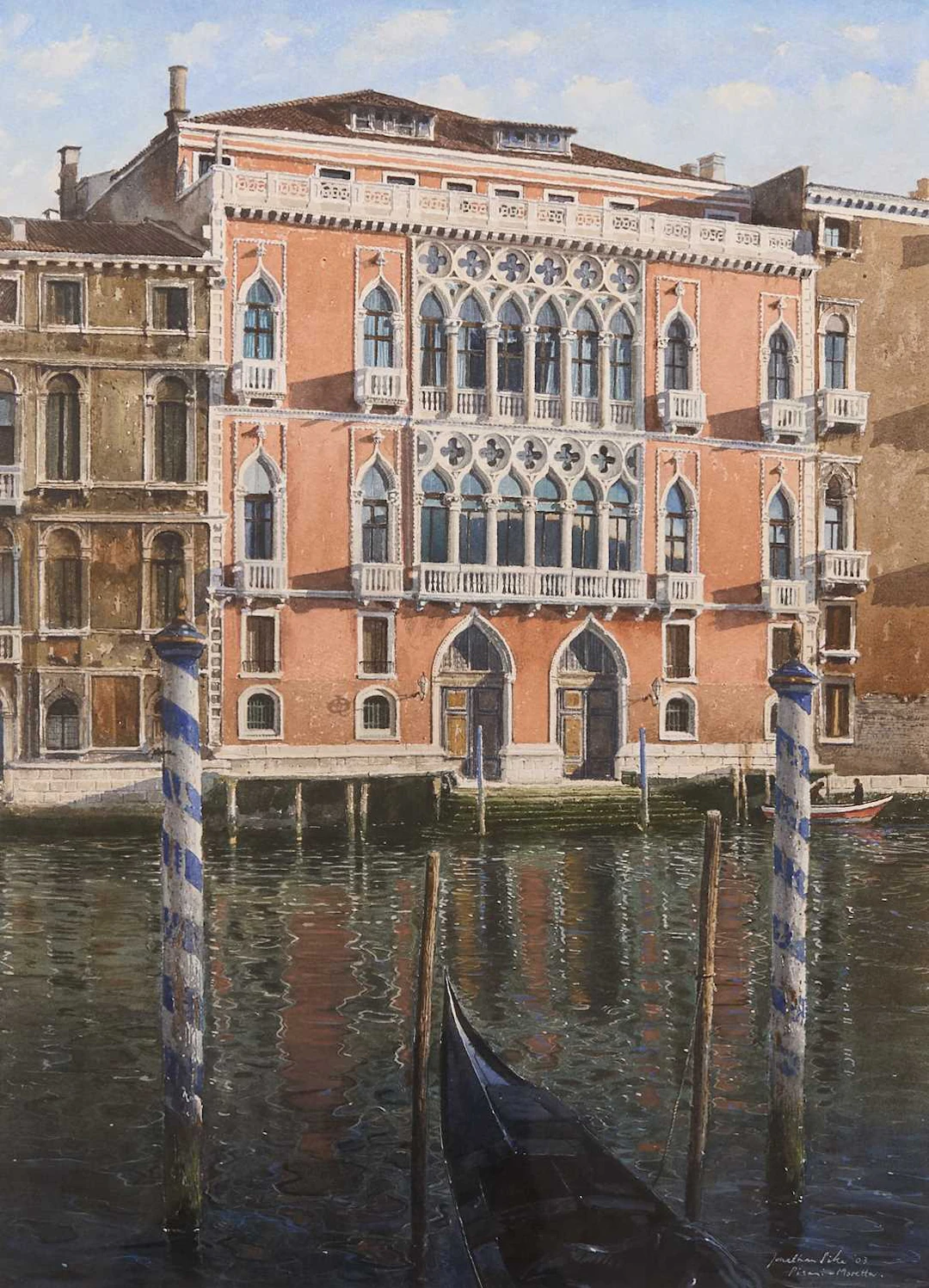 ▲ Jonathan Pike (British, b.1949) Palazzo Pisani-Moretta, Venice